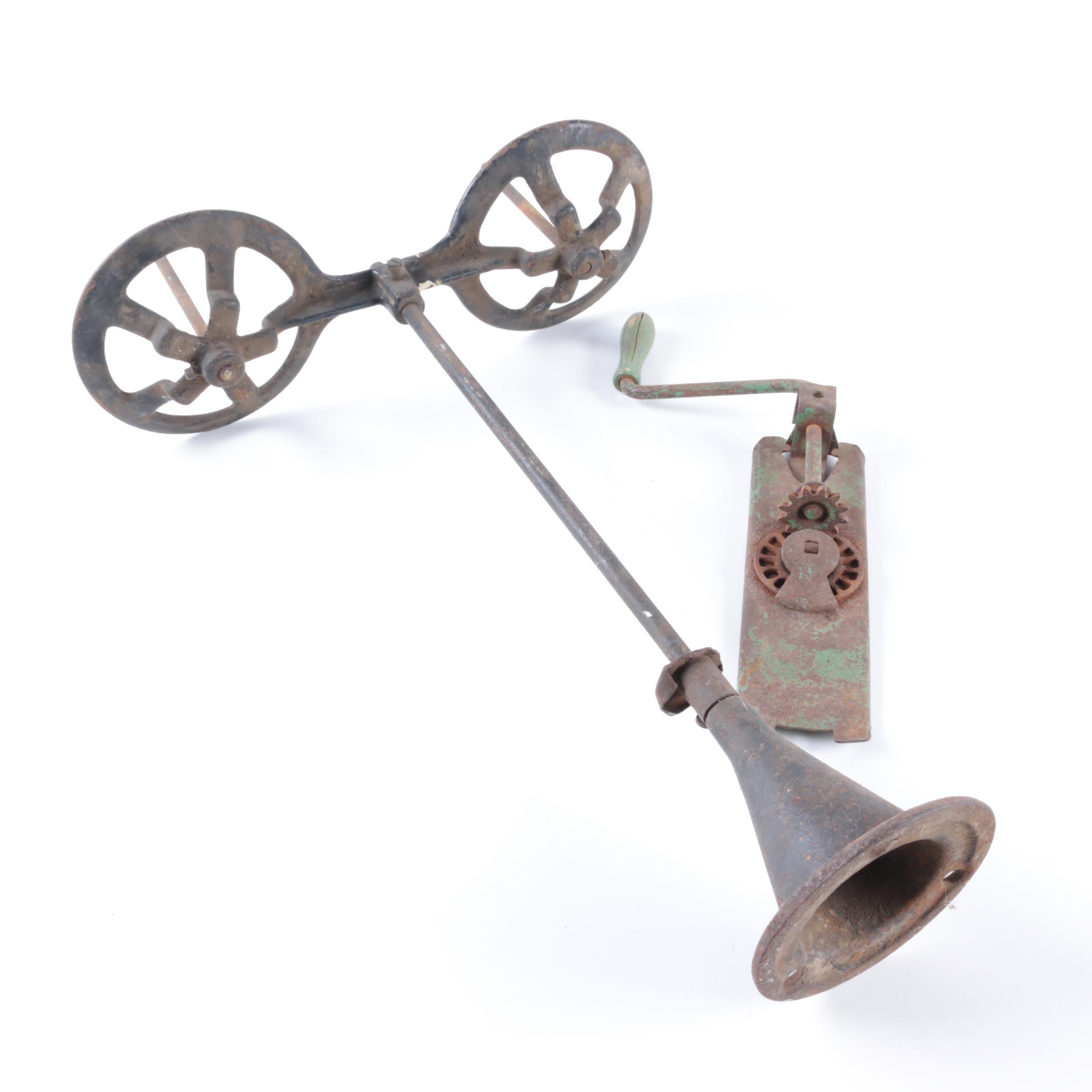 Antique Cast Metal Utensils