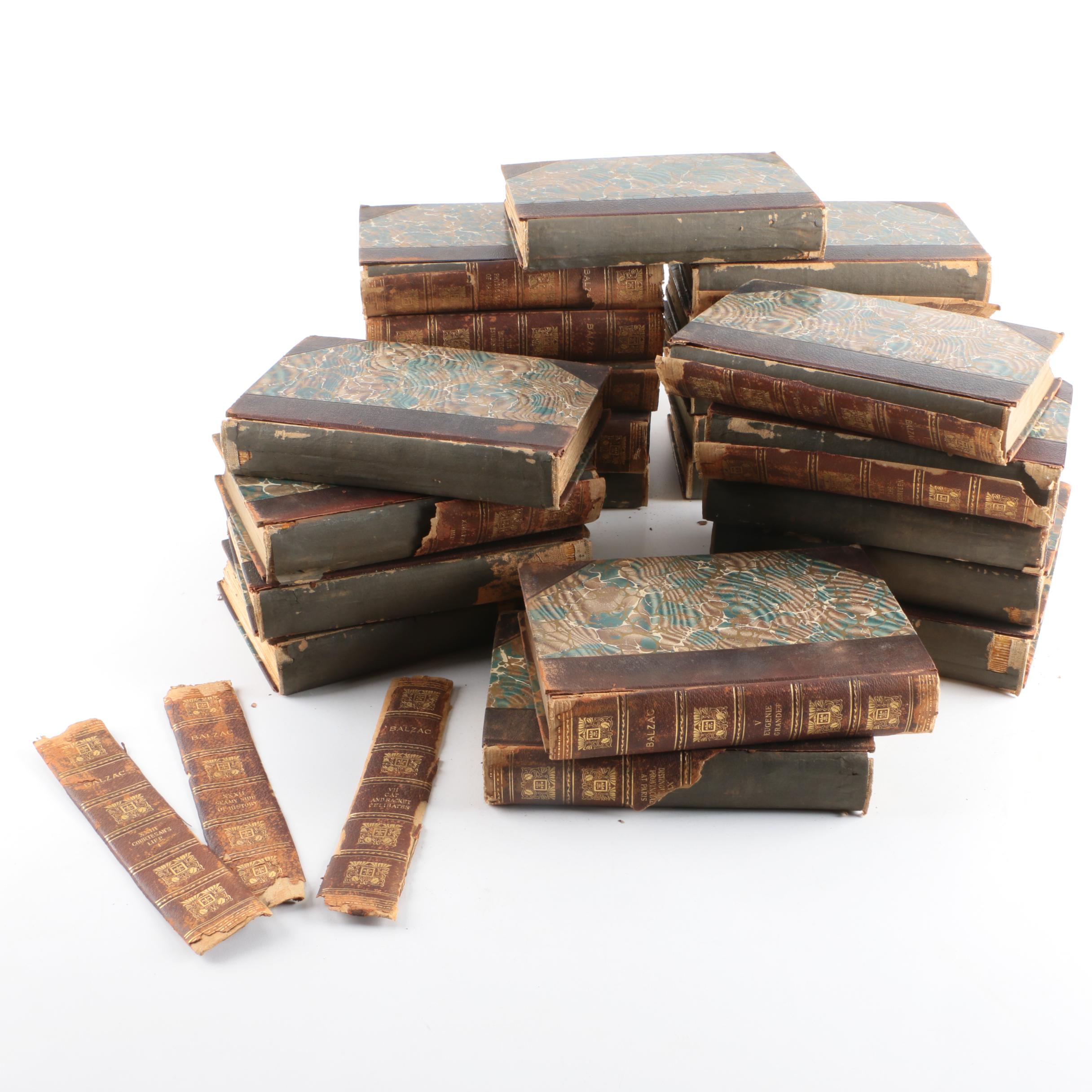 1901 "The Works of Honoré de Balzac" in Twenty-Two Volumes