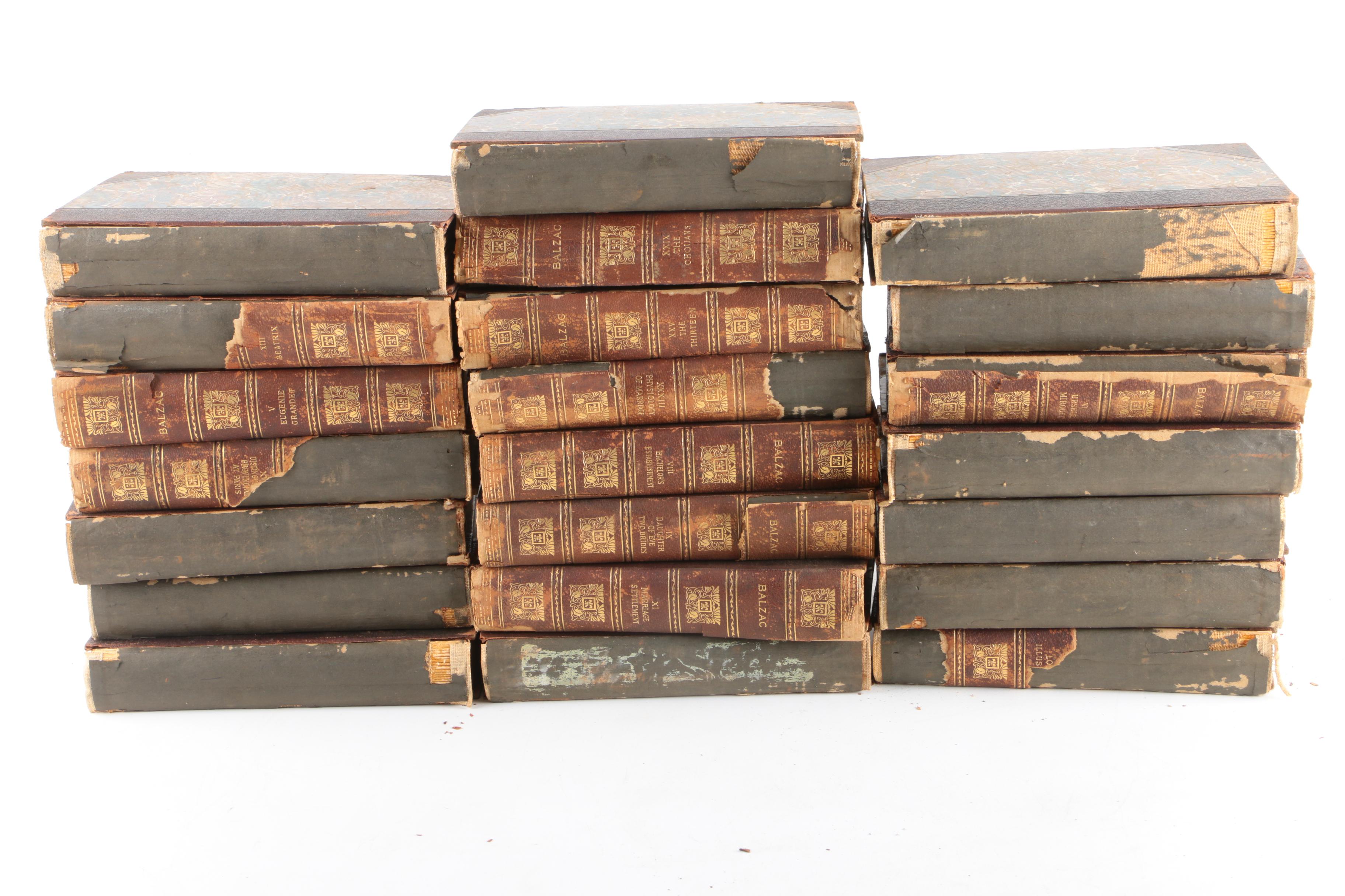 1901 "The Works of Honoré de Balzac" in Twenty-Two Volumes