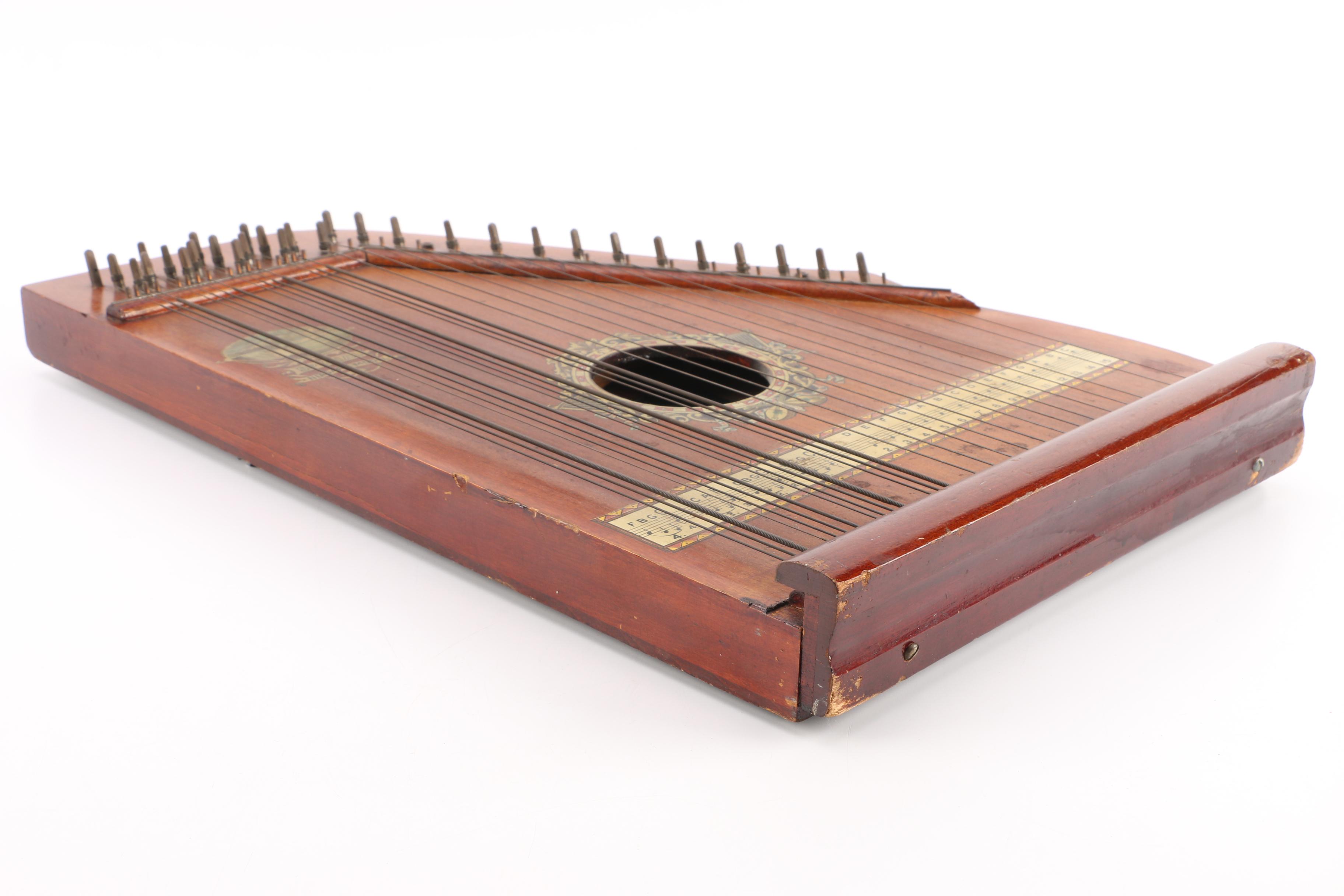 Antique "Special Niagara Model" Oscar Schmidt Chickering Harp