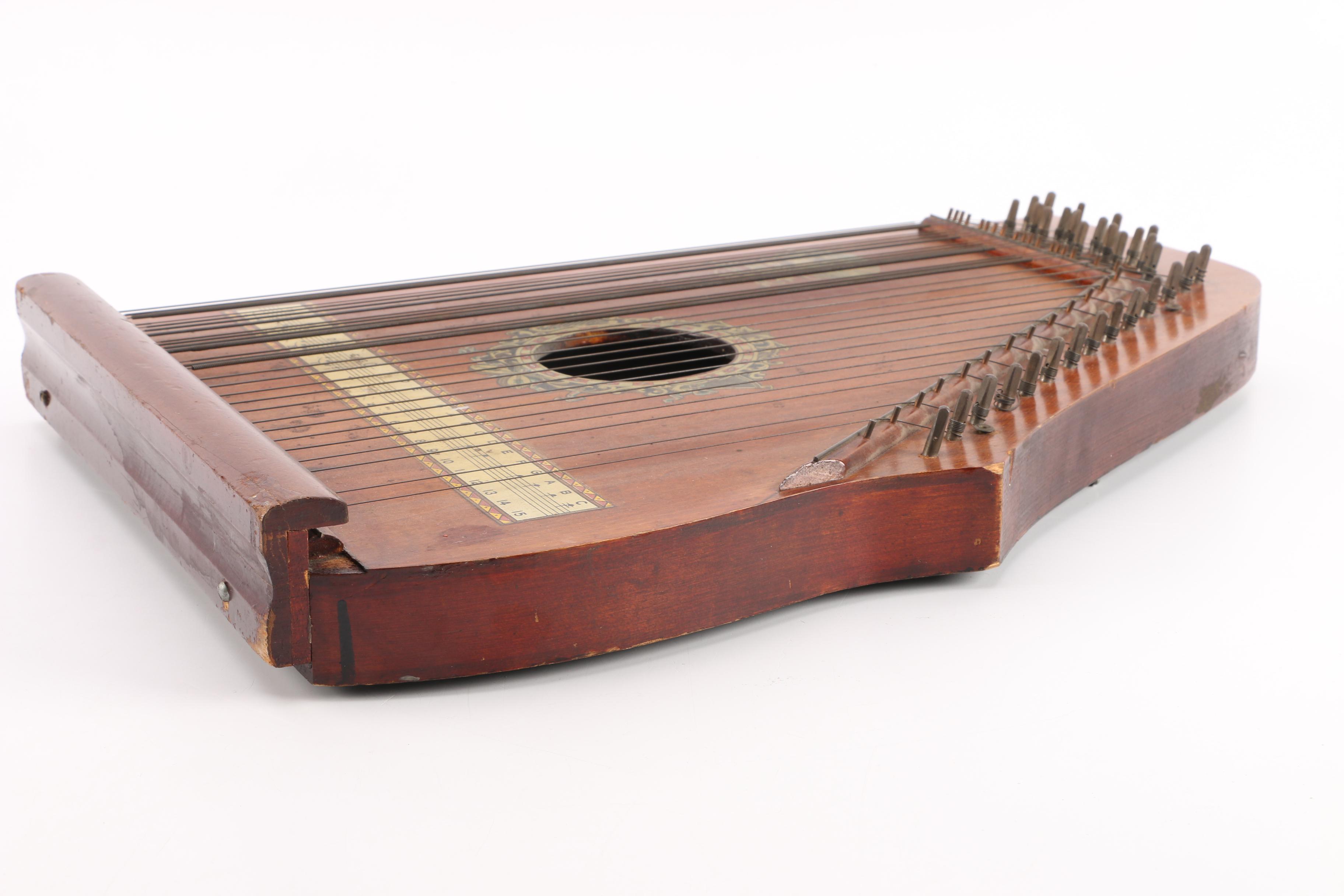 Antique "Special Niagara Model" Oscar Schmidt Chickering Harp