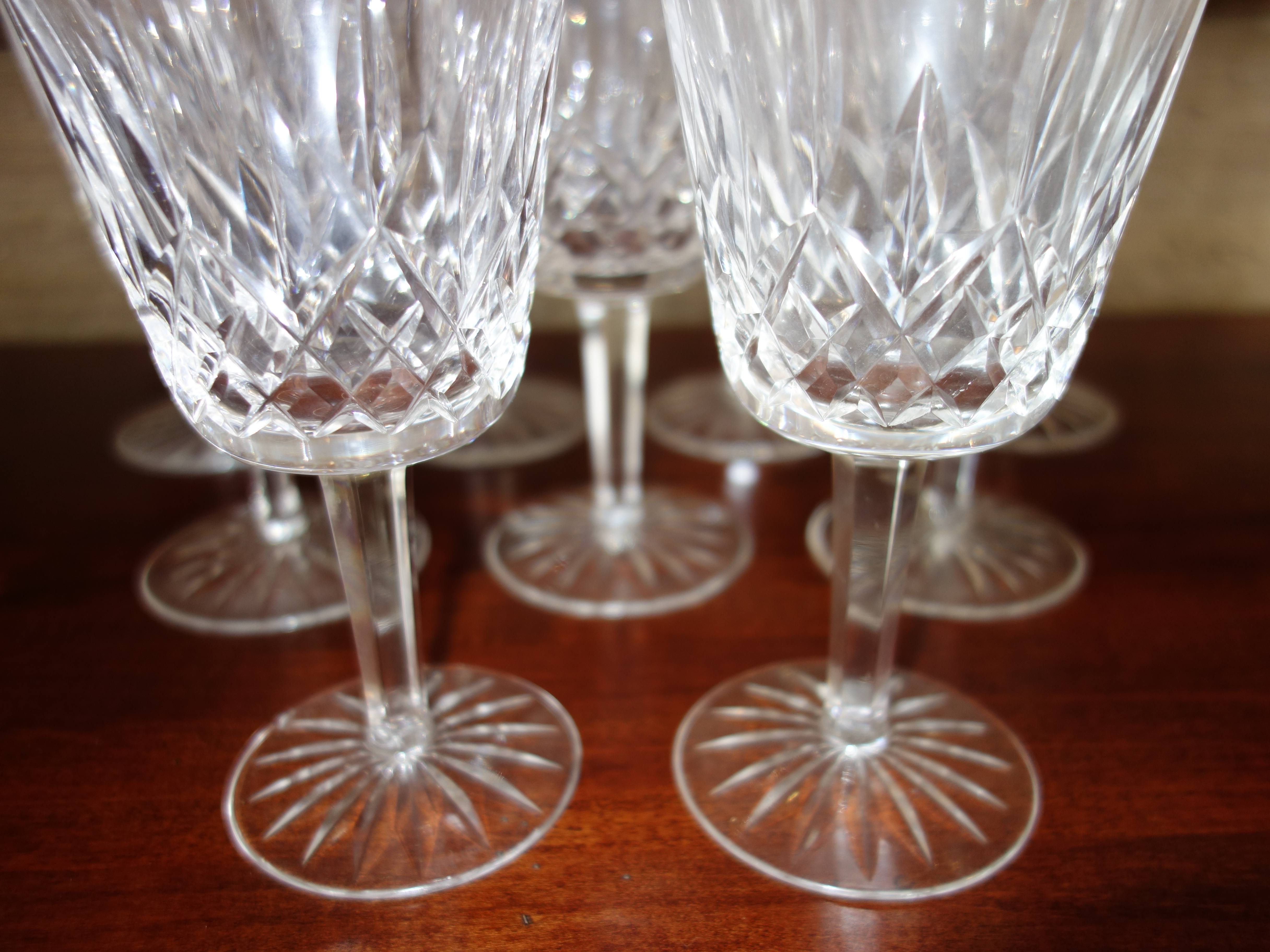 Waterford Crystal "Lismore" Water Goblets