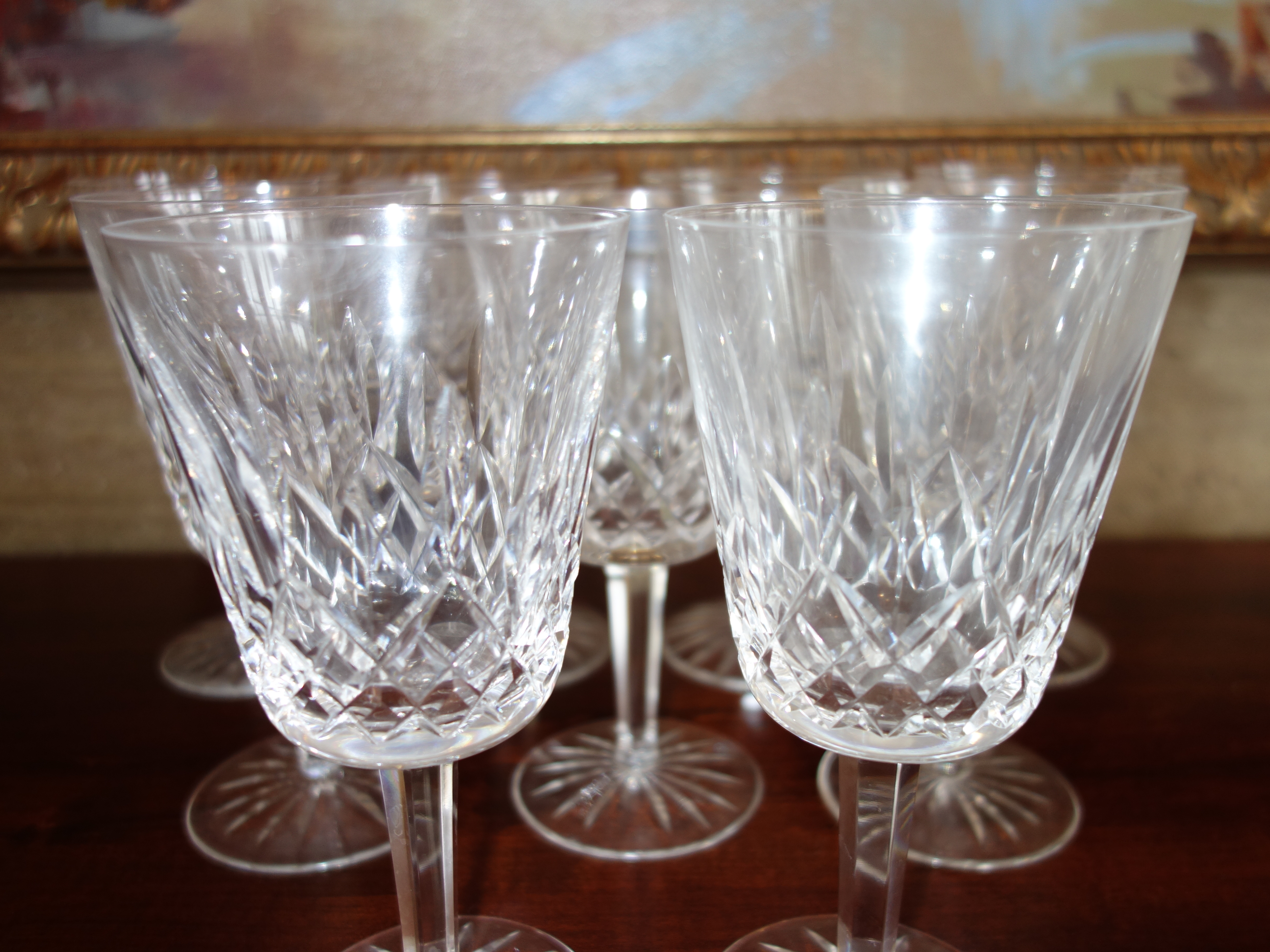 Waterford Crystal "Lismore" Water Goblets