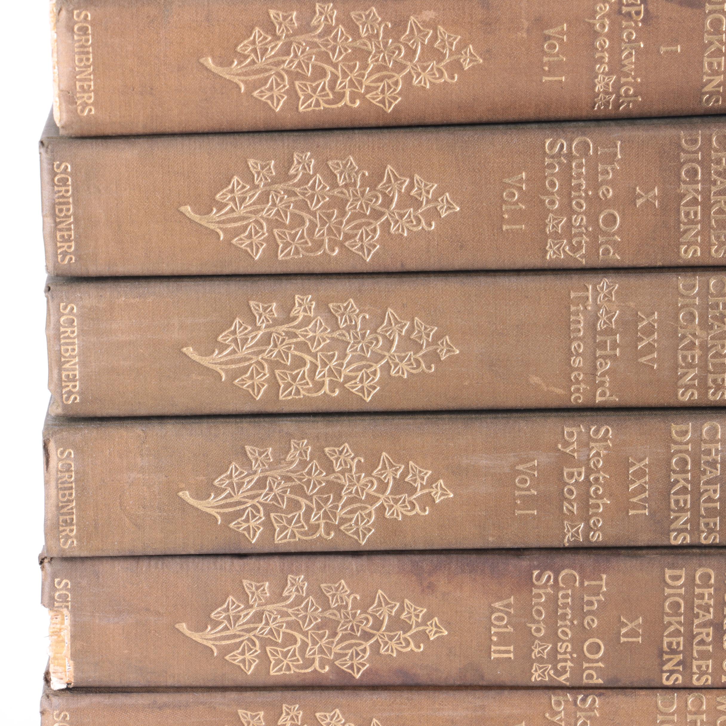 1907 "The Works of Charles Dickens" in Thirty-Eight Volumes