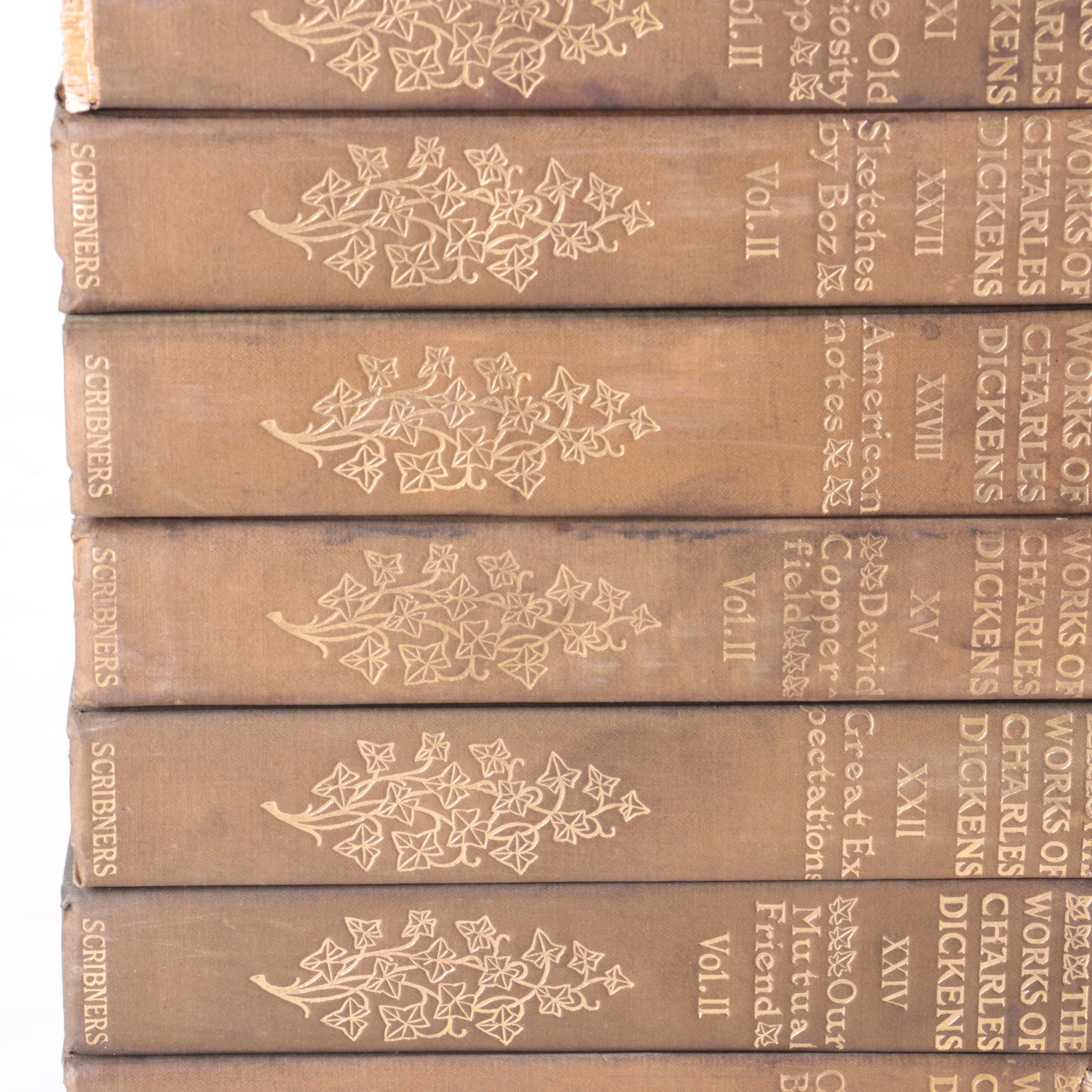 1907 "The Works of Charles Dickens" in Thirty-Eight Volumes
