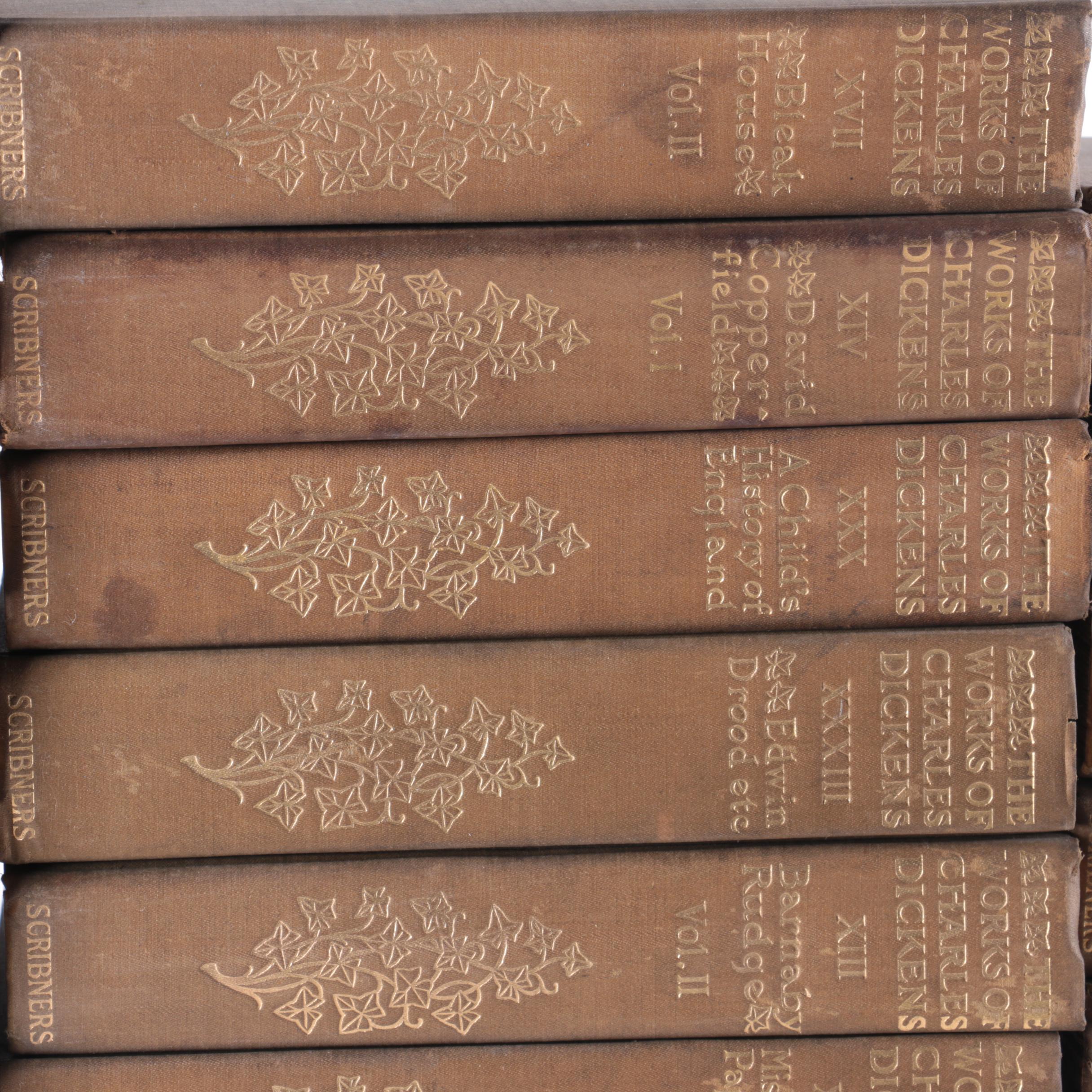 1907 "The Works of Charles Dickens" in Thirty-Eight Volumes