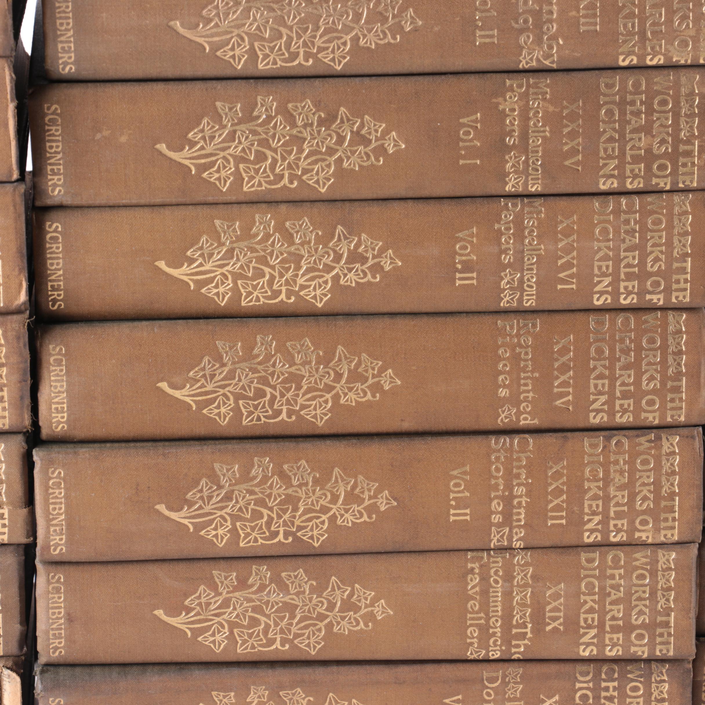 1907 "The Works of Charles Dickens" in Thirty-Eight Volumes