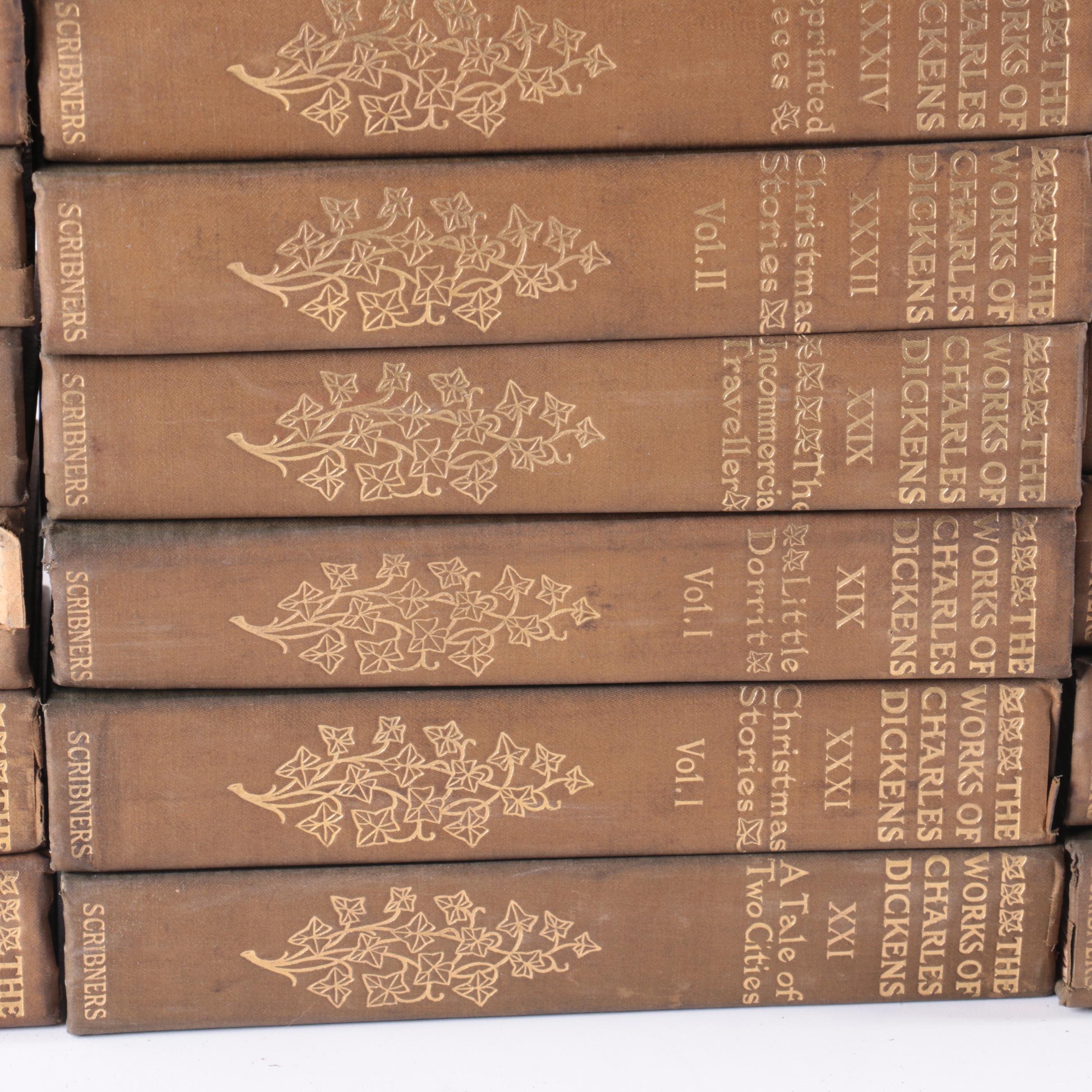 1907 "The Works of Charles Dickens" in Thirty-Eight Volumes