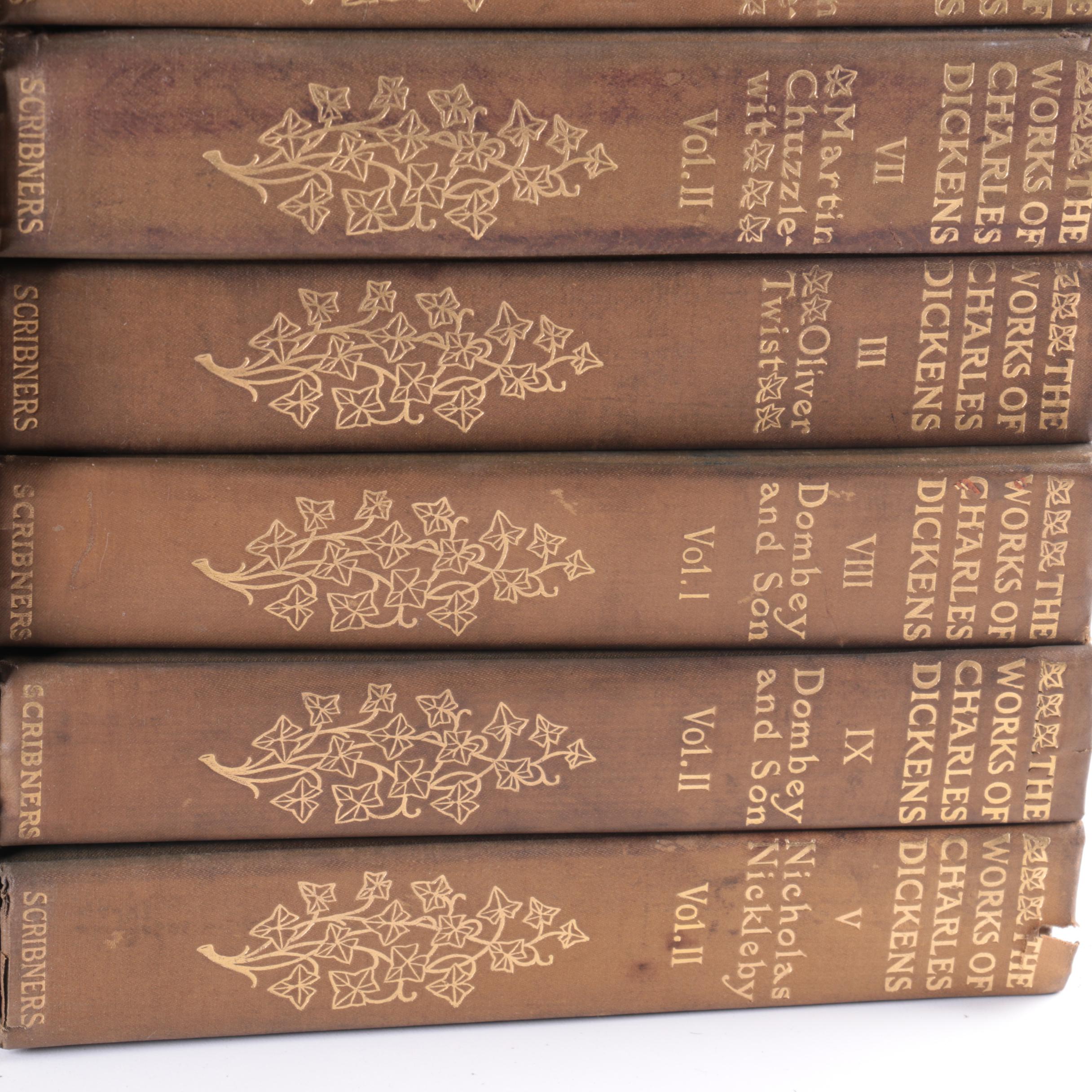 1907 "The Works of Charles Dickens" in Thirty-Eight Volumes