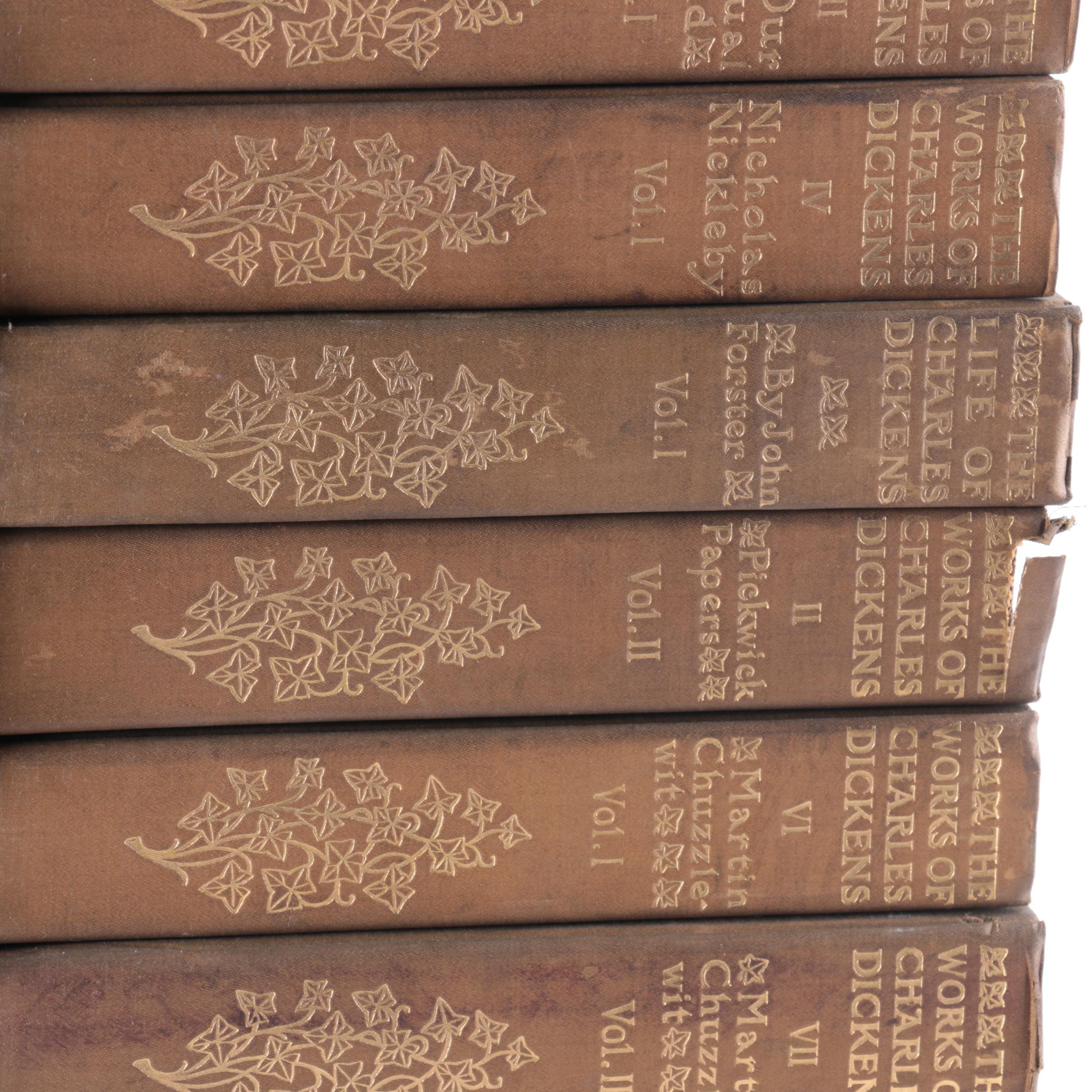 1907 "The Works of Charles Dickens" in Thirty-Eight Volumes