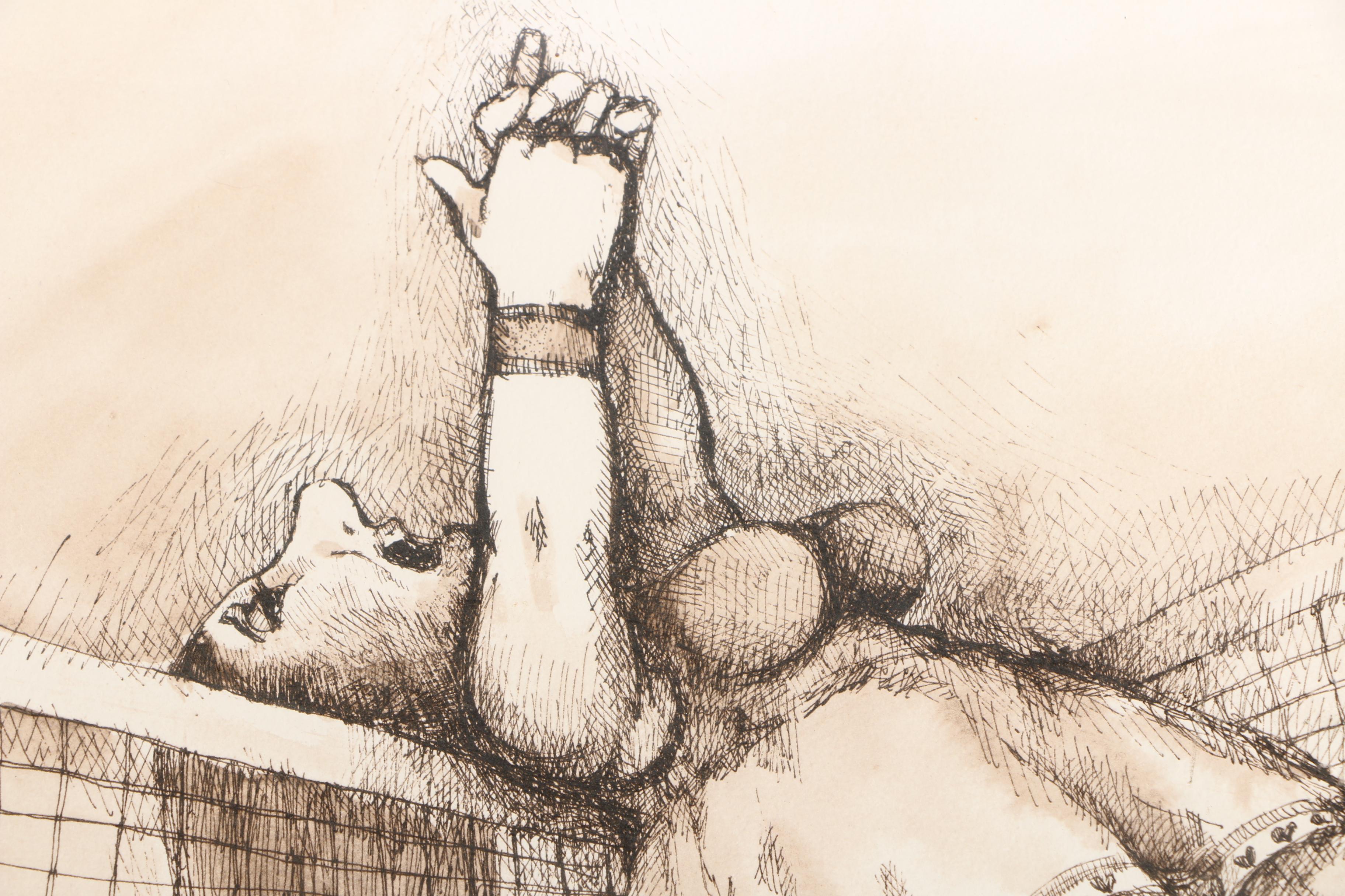 Halftone Prints After Gary Patterson's "The Lesson" and "The Broken Nail Crisis"