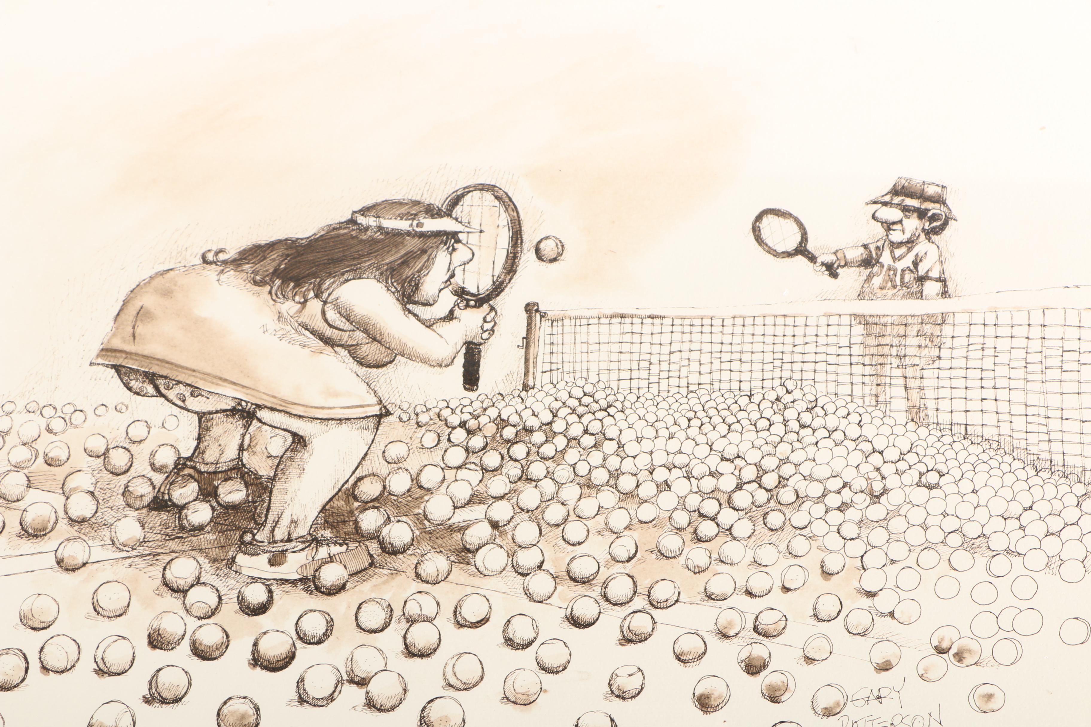 Halftone Prints After Gary Patterson's "The Lesson" and "The Broken Nail Crisis"