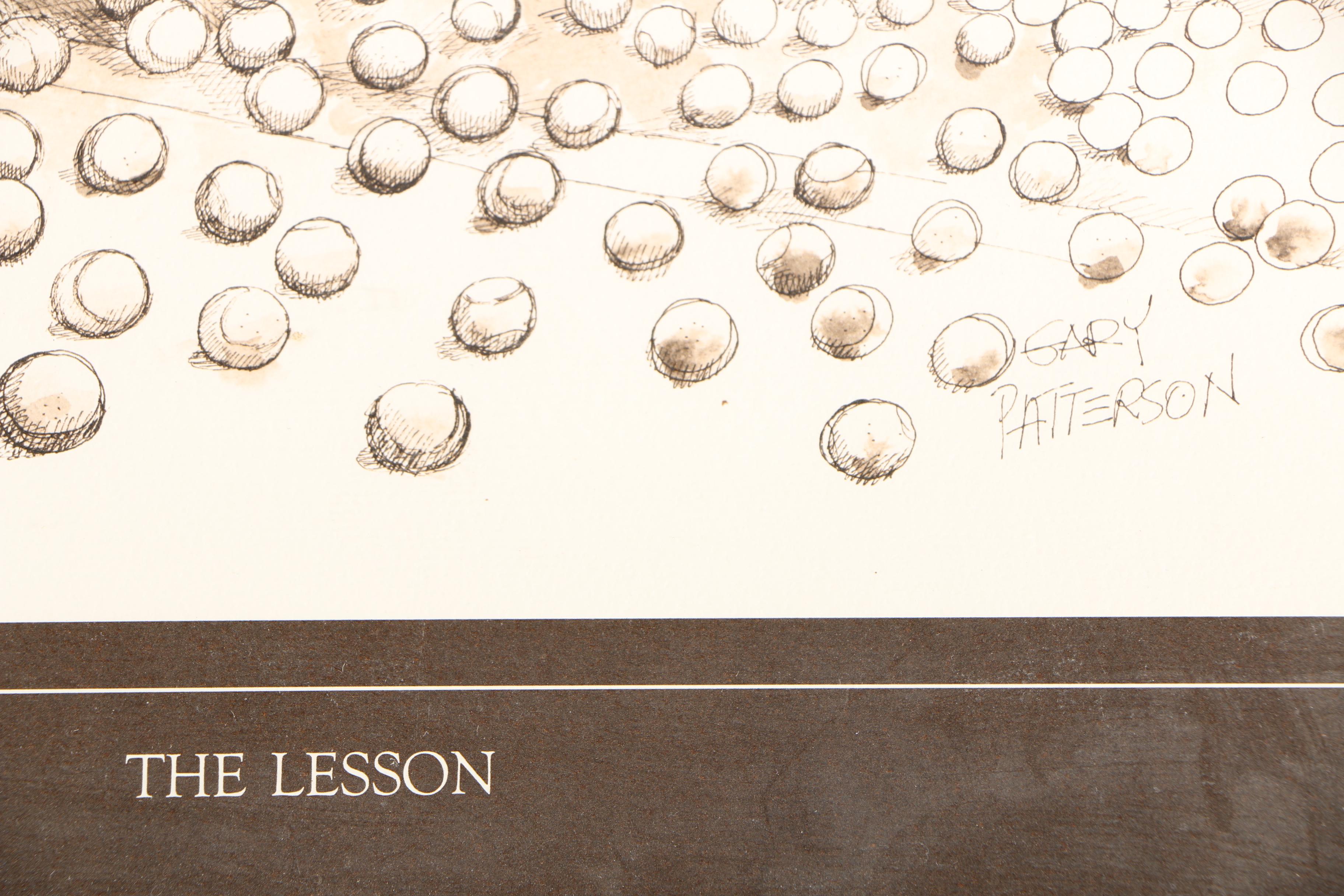 Halftone Prints After Gary Patterson's "The Lesson" and "The Broken Nail Crisis"