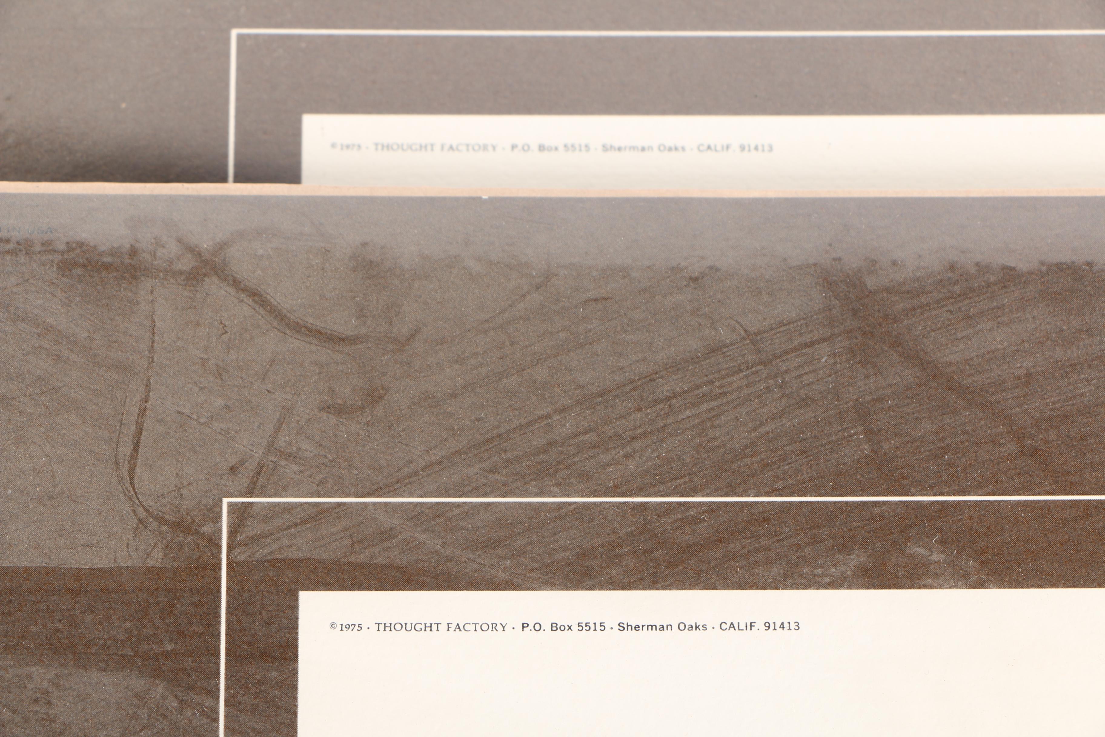 Halftone Prints After Gary Patterson's "The Lesson" and "The Broken Nail Crisis"