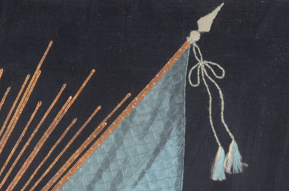 Embroidered Banner Commemorating Ireland