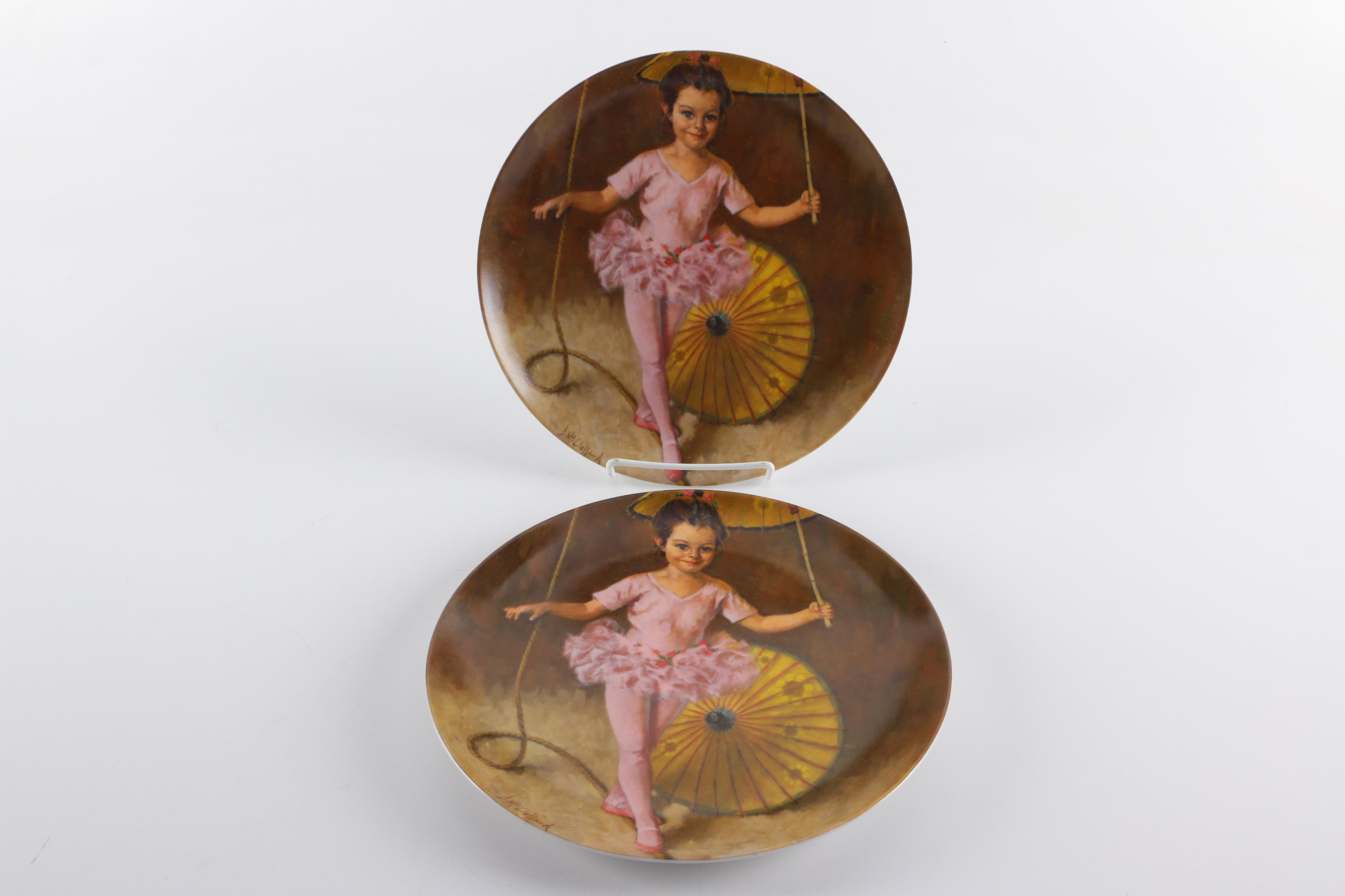 Vintage Porcelain Collector Plates