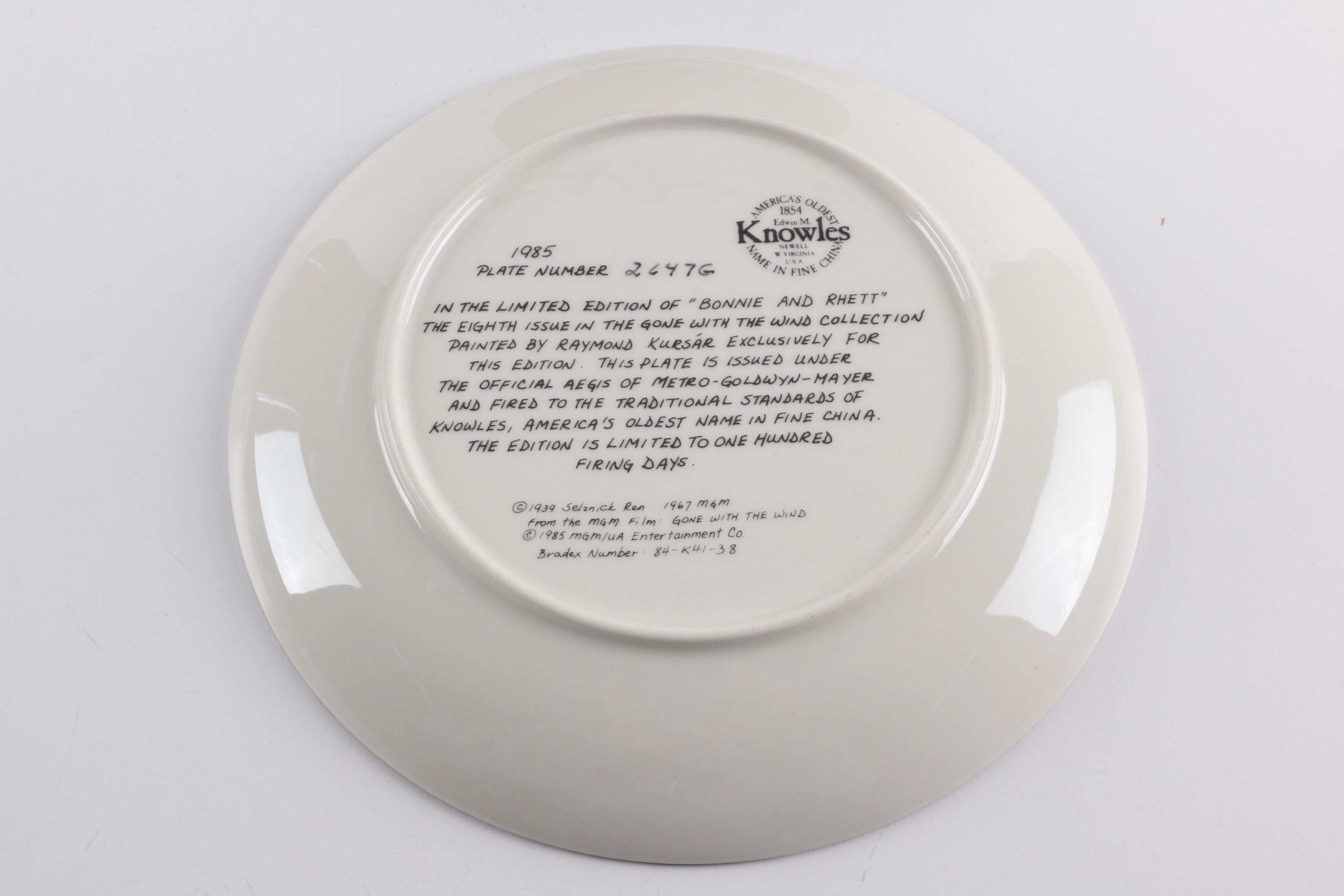 Vintage Porcelain Collector Plates