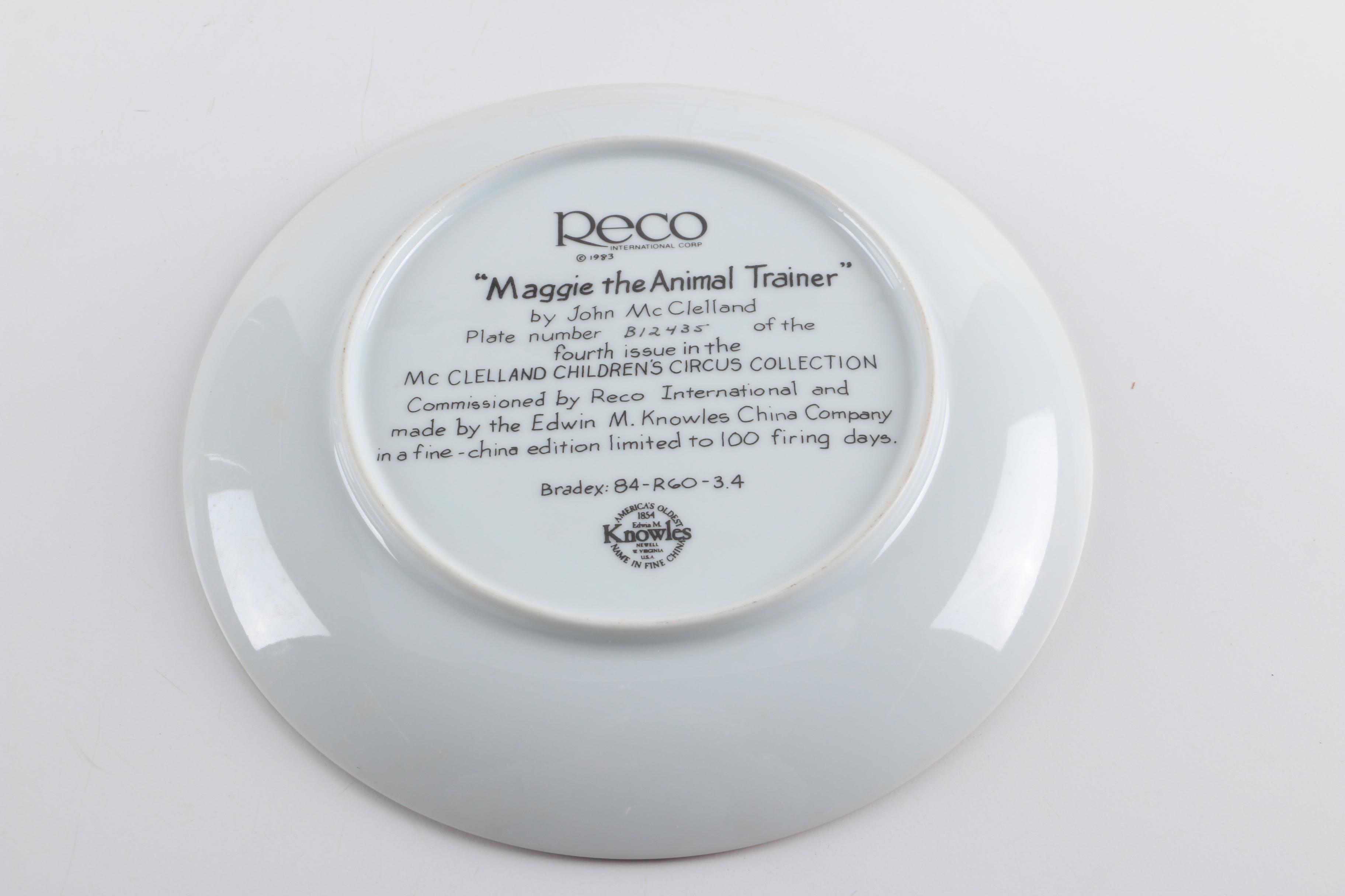 Vintage Porcelain Collector Plates