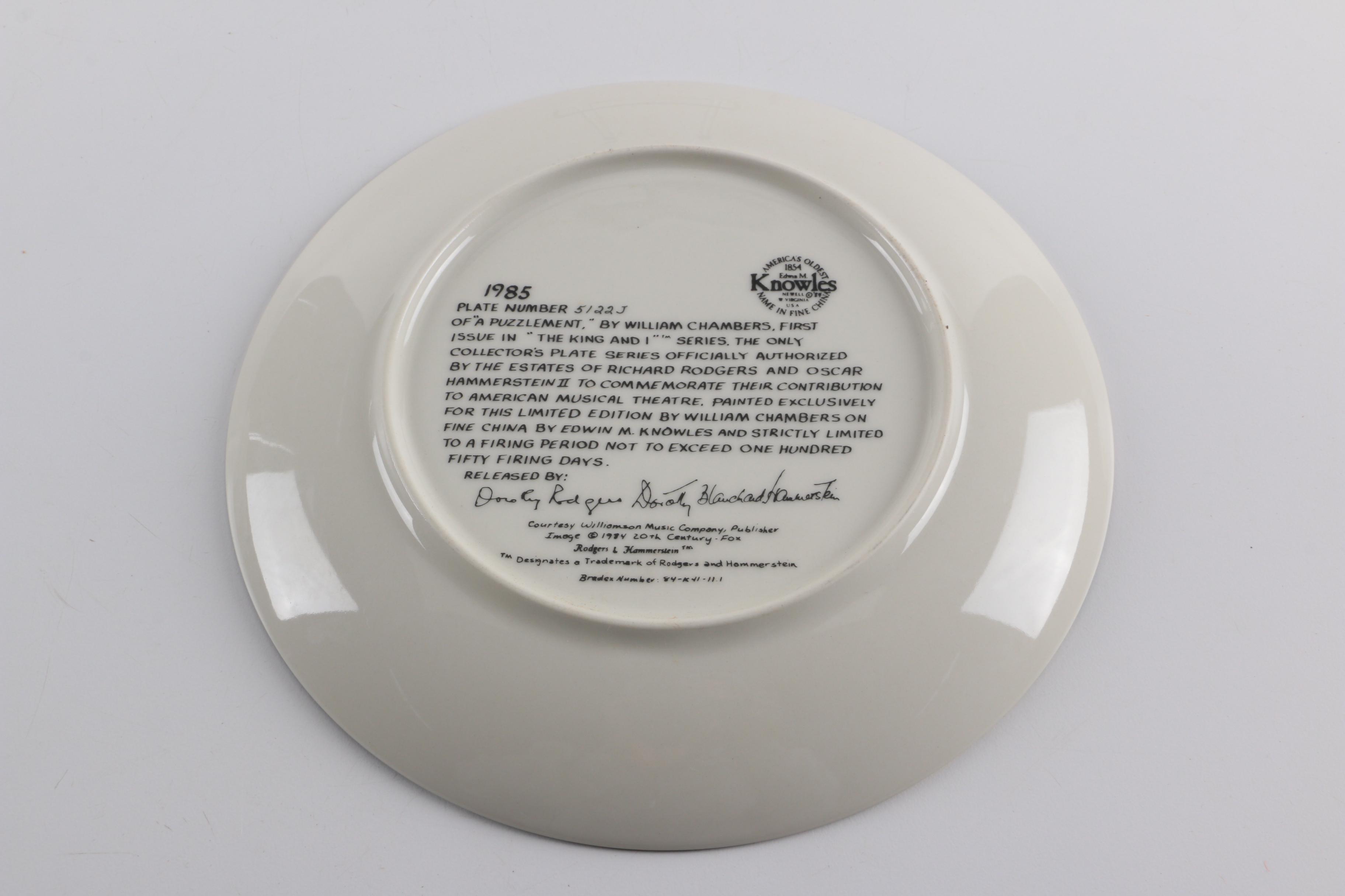 Vintage Porcelain Collector Plates