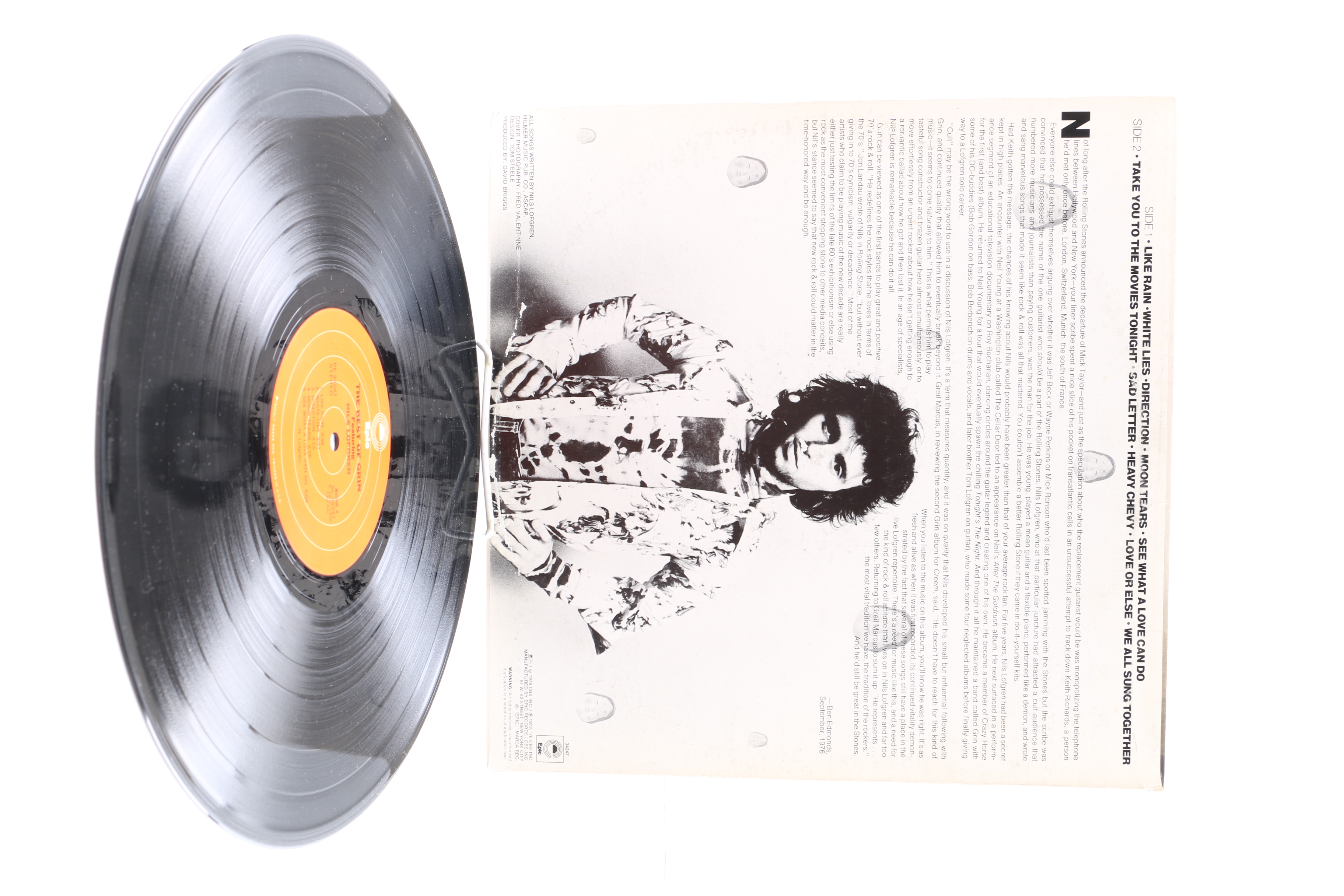 Nils Lofgren LPs Including "Night Fades Away" & "Cry Tough"