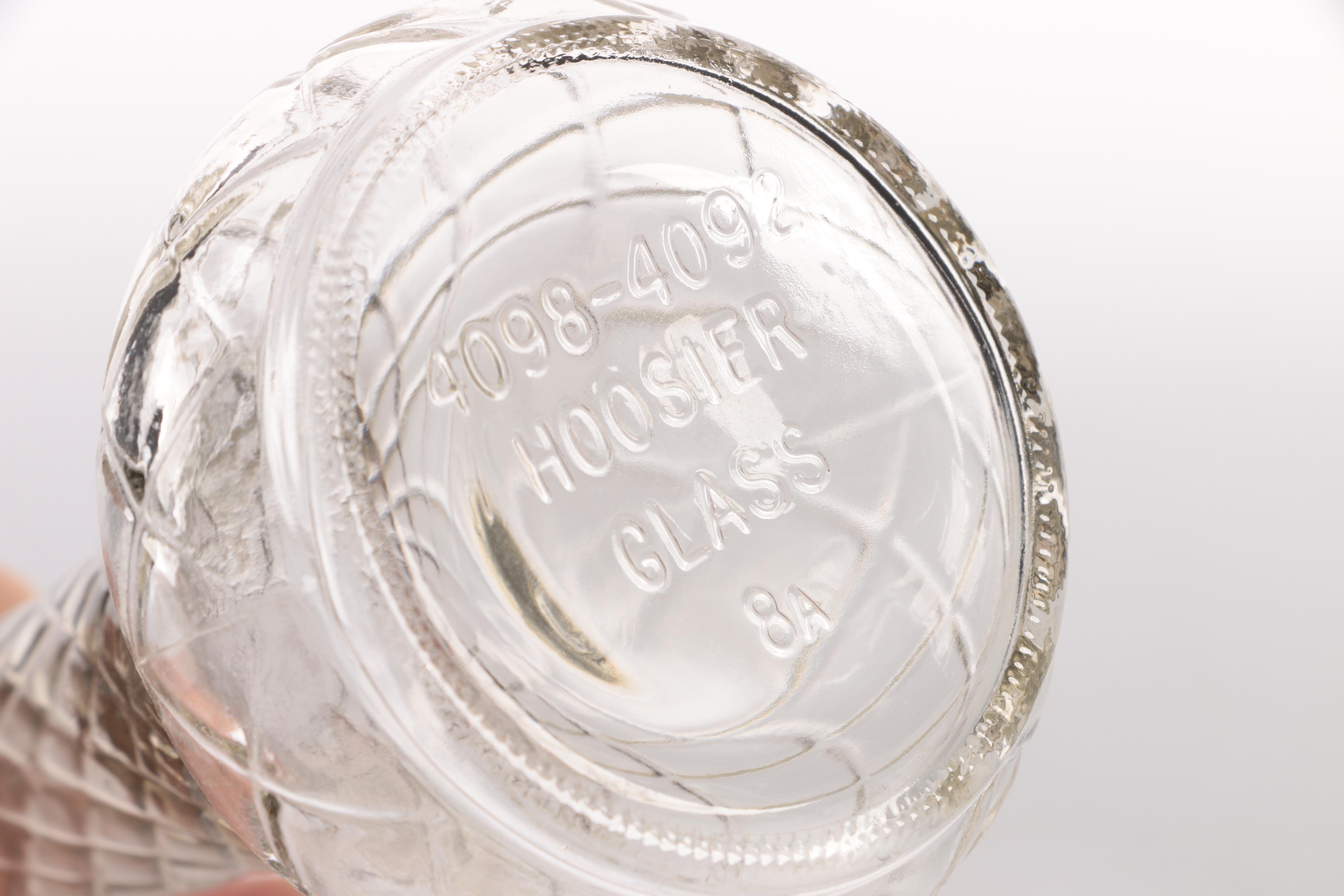 Vintage Glassware Featuring Hoosier