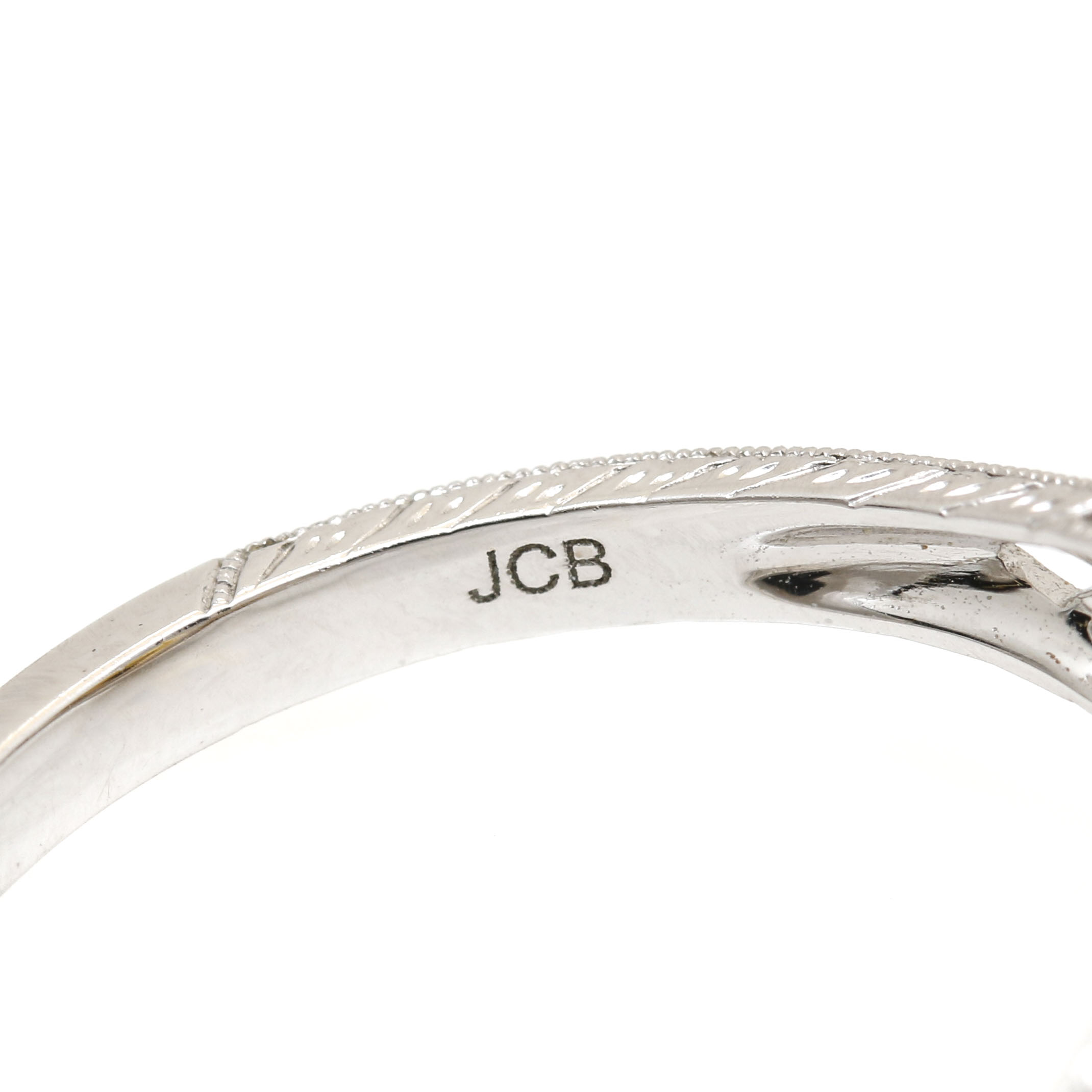 14K White Gold Citrine Ring