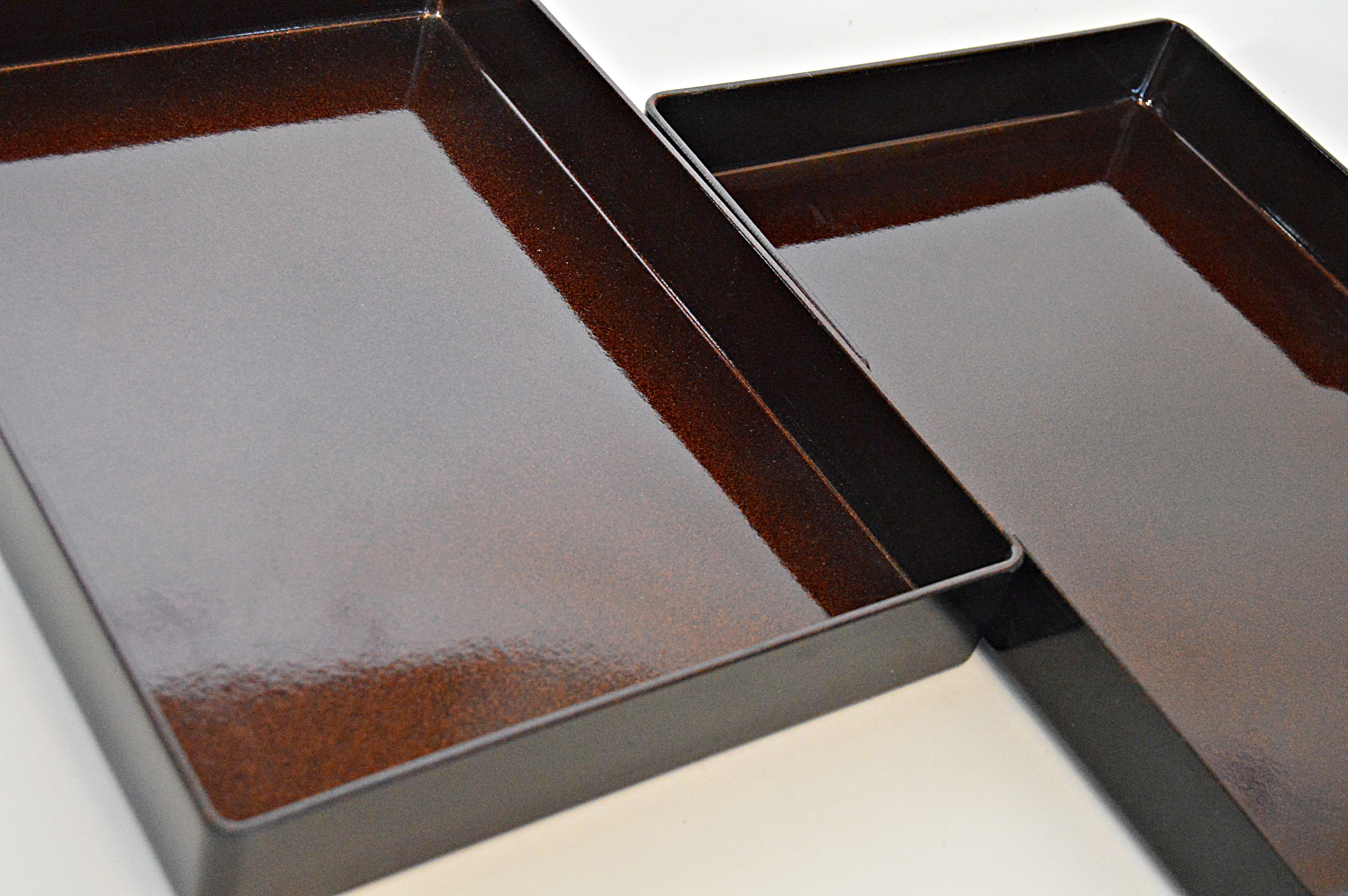 Vintage Japanese Hand Decorated Lacquered Box