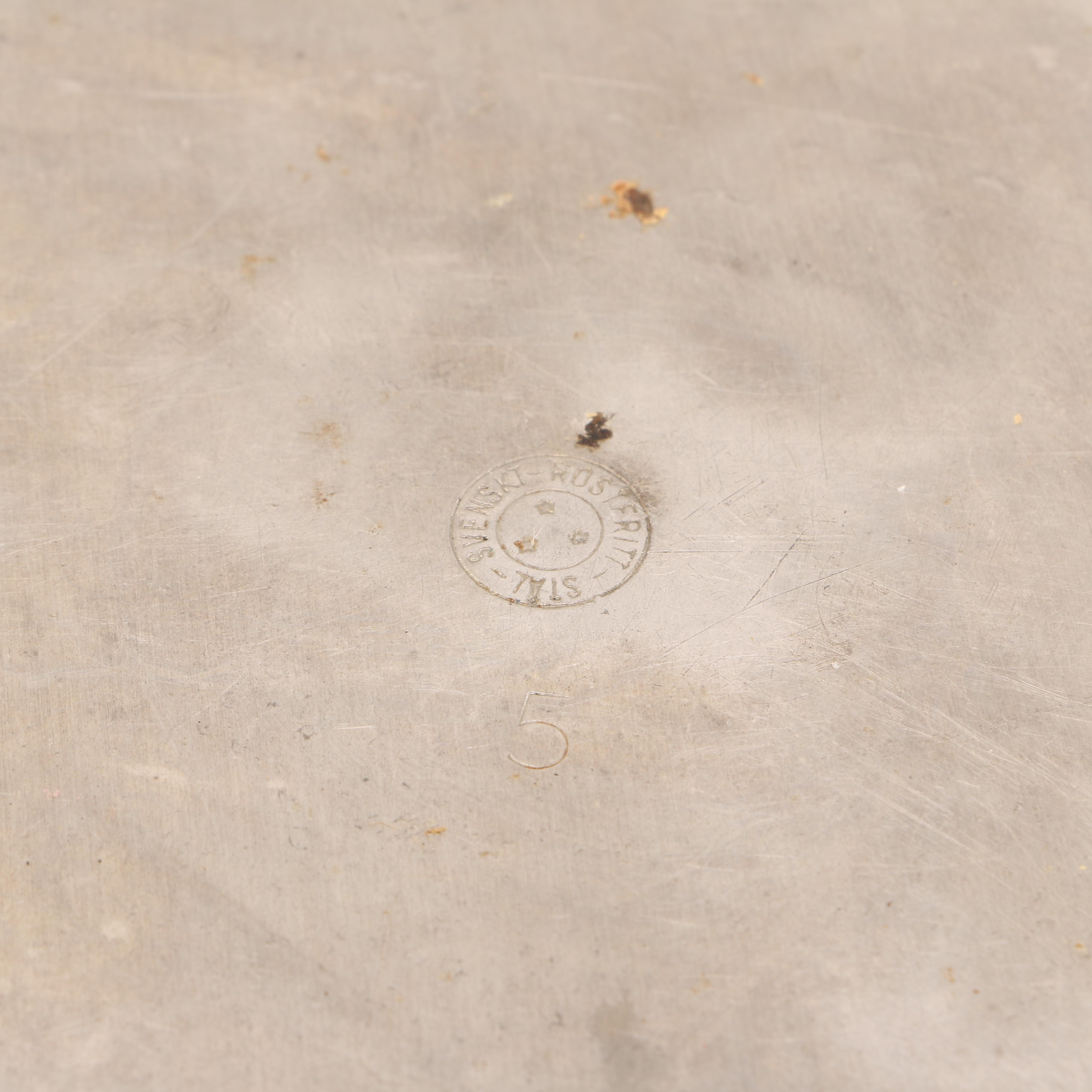 Metal Serving Baskets and Pewter Vessels