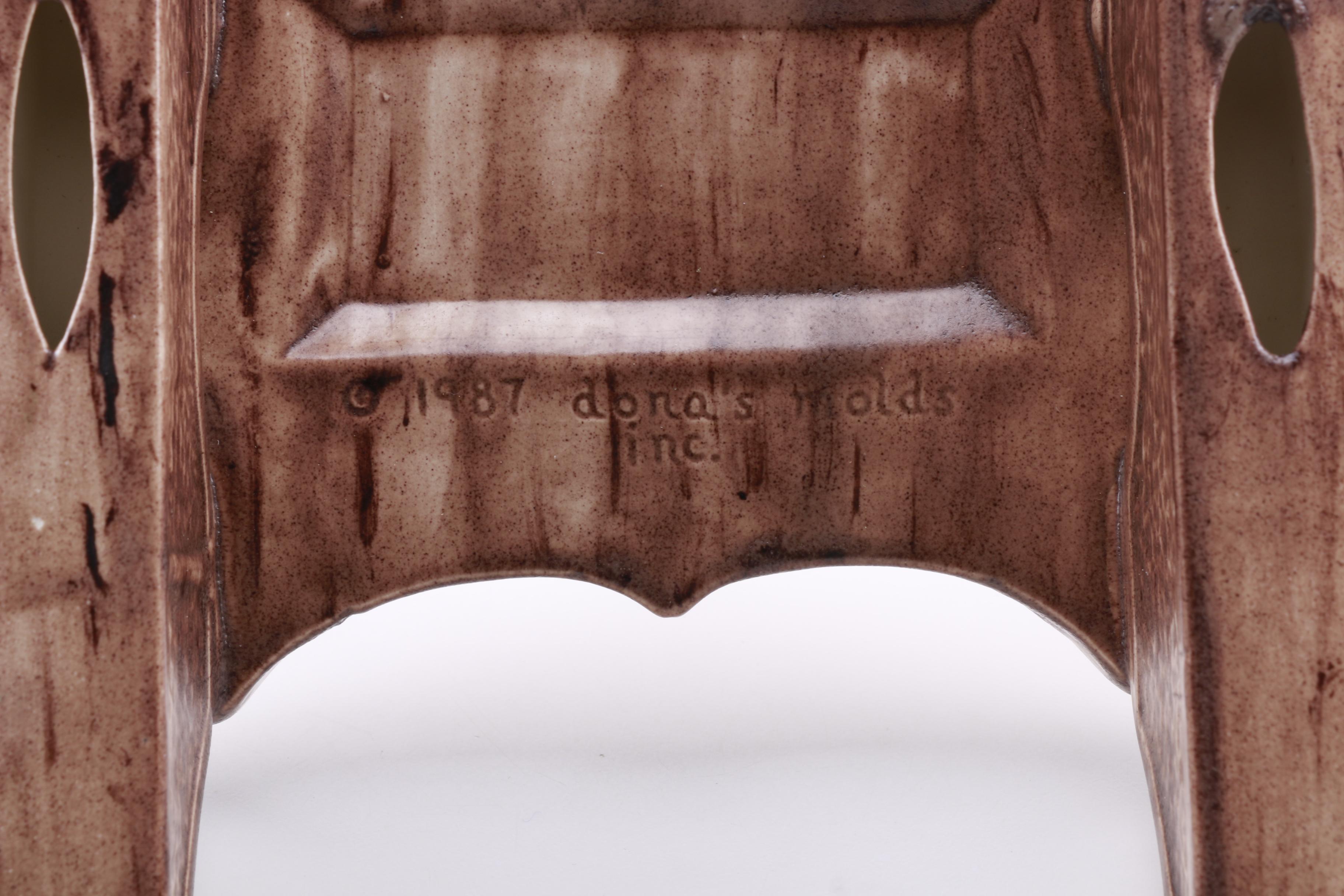 Vintage Dog and Cat Santa Figurines with Sled