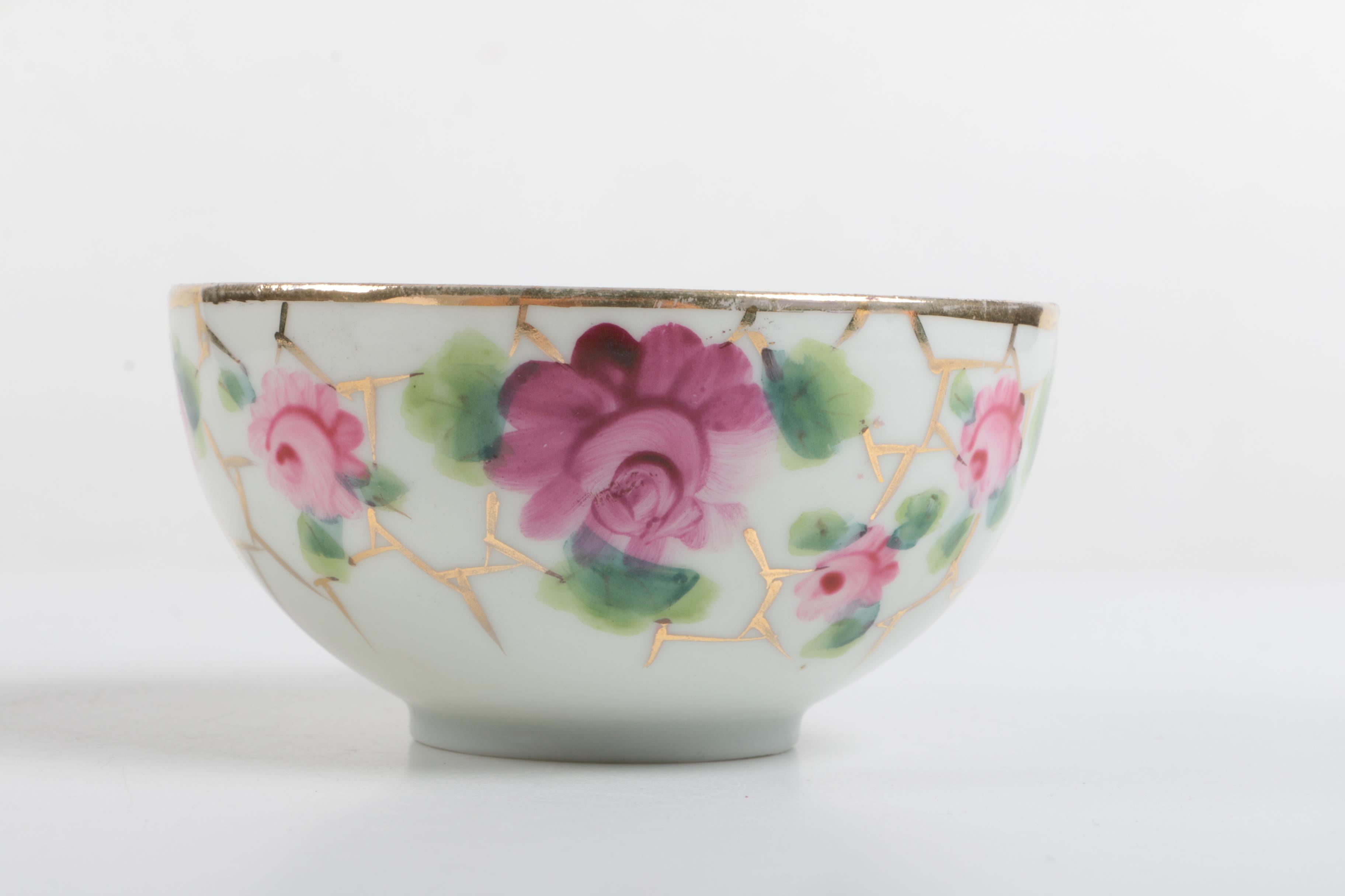 Vintage Porcelain Teacups Including Royal Tettau