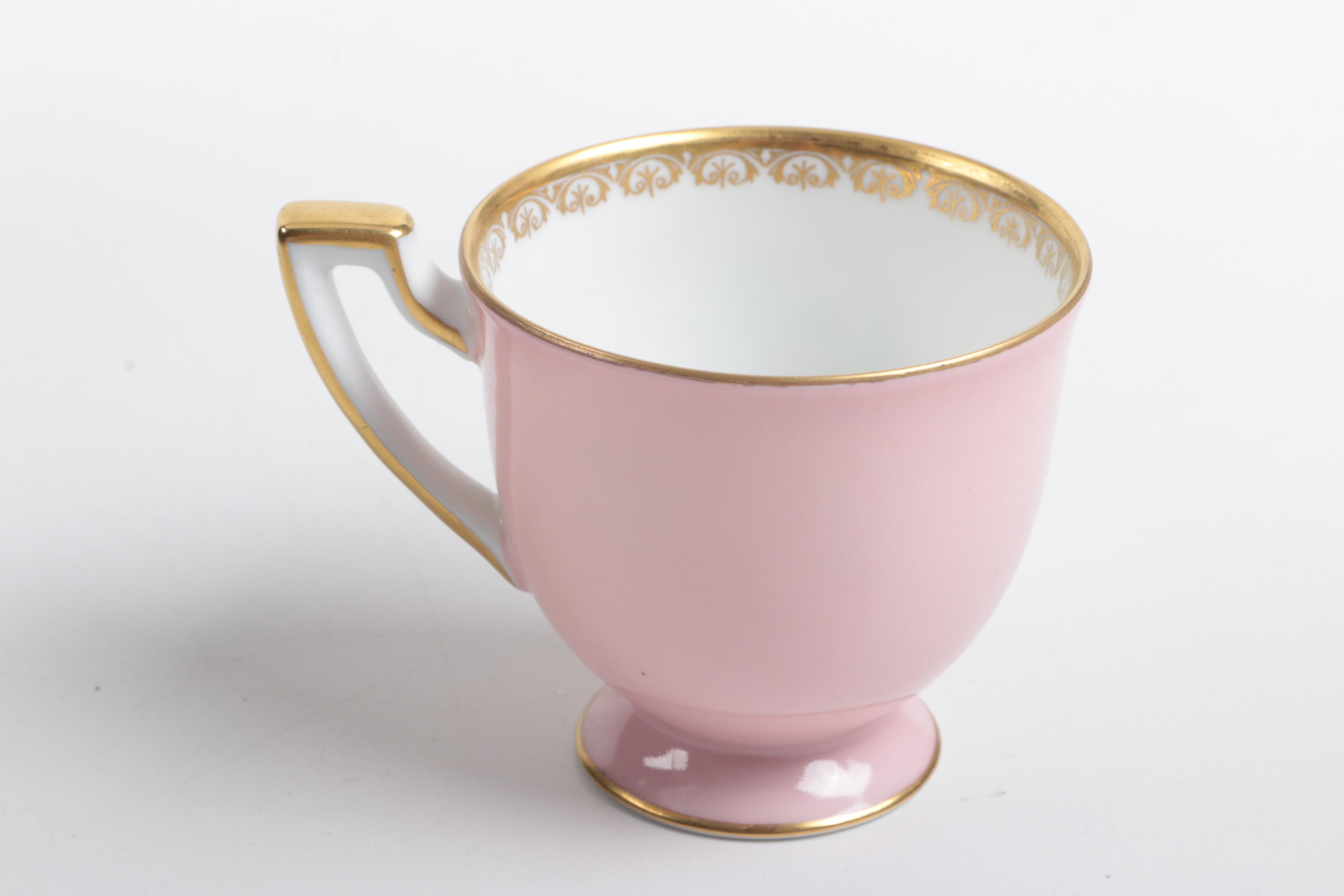 Vintage Porcelain Teacups Including Royal Tettau