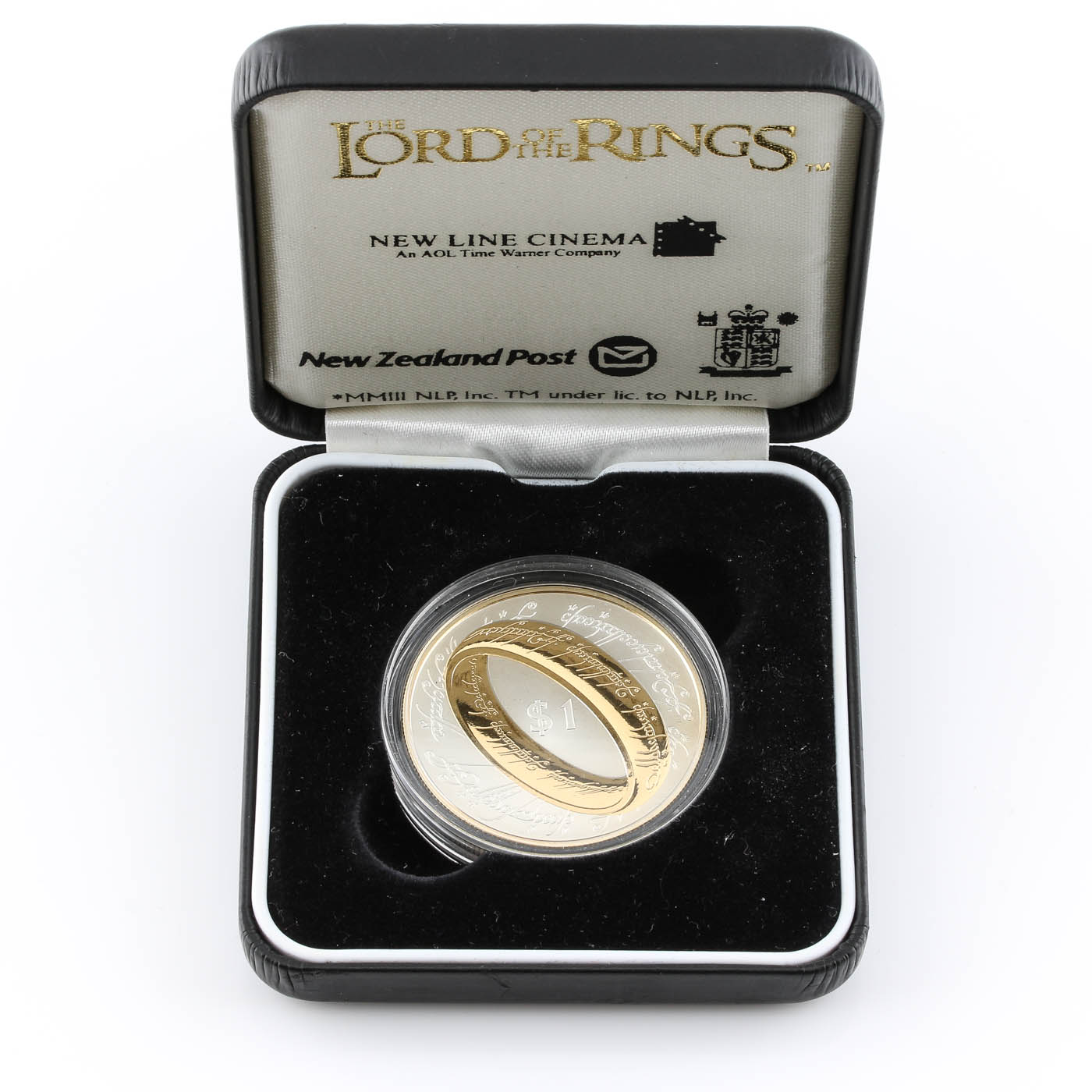 2003 New Zealand $1 Silver "Lord of the Rings" Coin