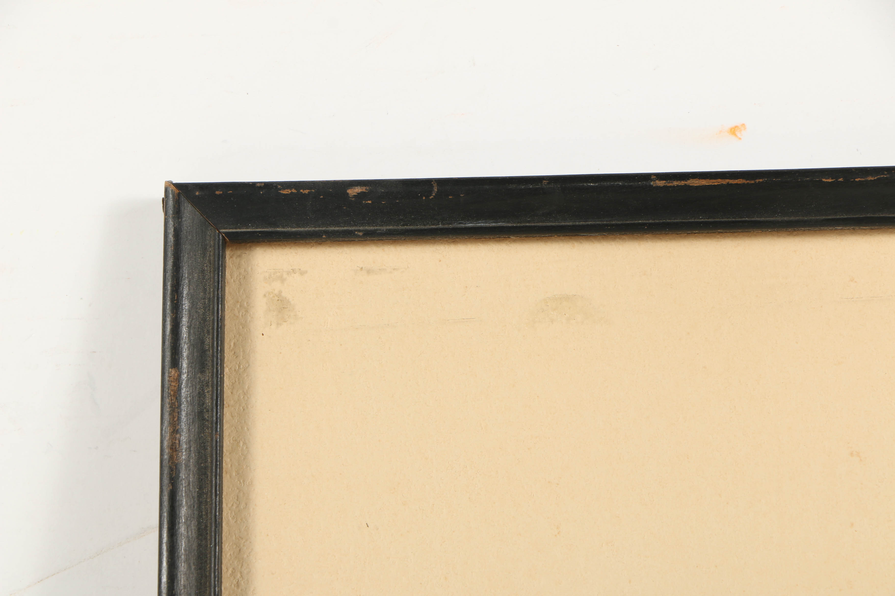 Charcoal Drawing on Paper of Courtyard