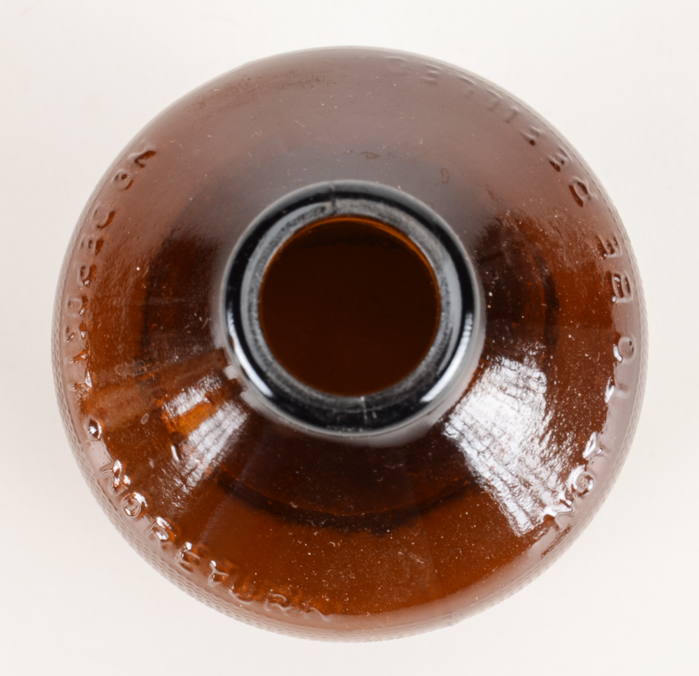 Vintage Red Top and Burger Beer Bottles