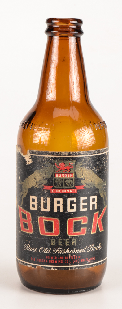 Vintage Red Top and Burger Beer Bottles