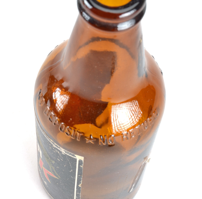 Vintage Red Top and Burger Beer Bottles