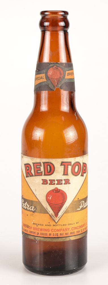 Vintage Red Top and Burger Beer Bottles