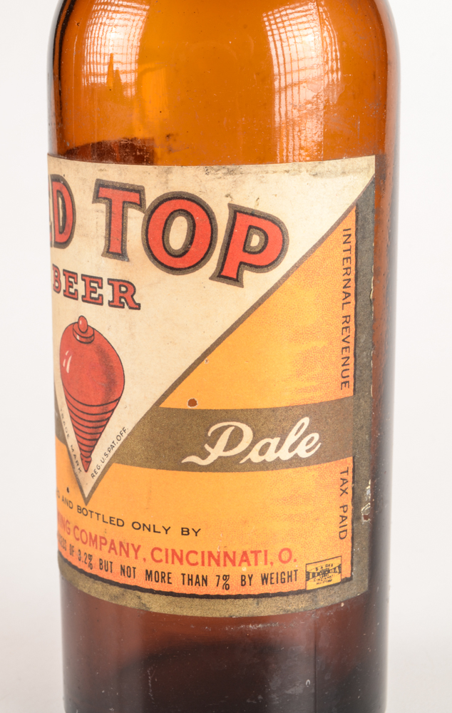 Vintage Red Top and Burger Beer Bottles