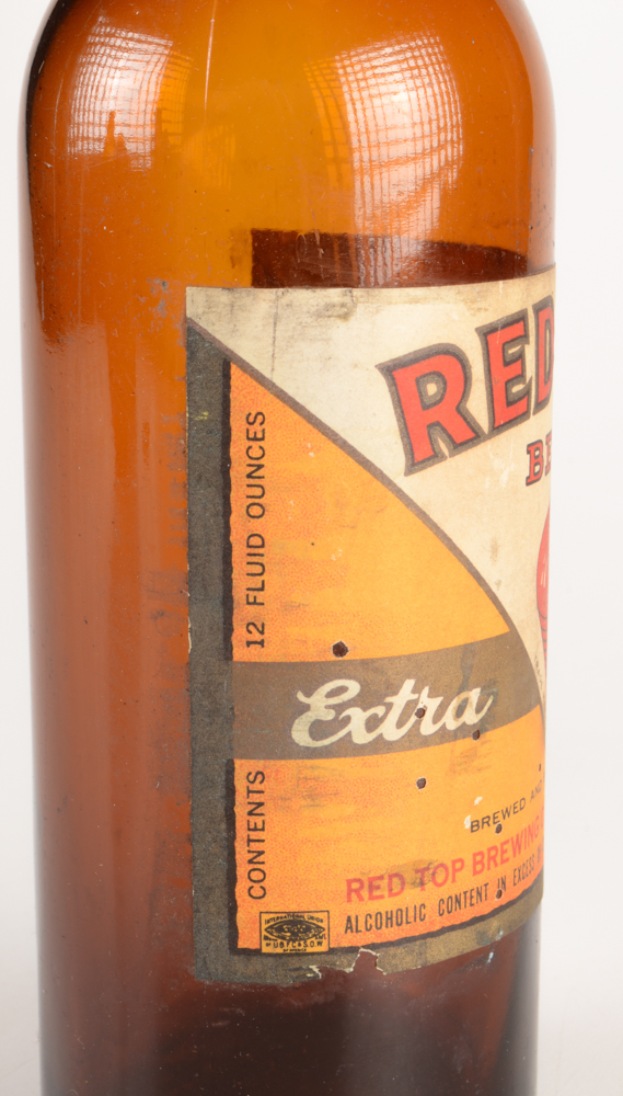 Vintage Red Top and Burger Beer Bottles