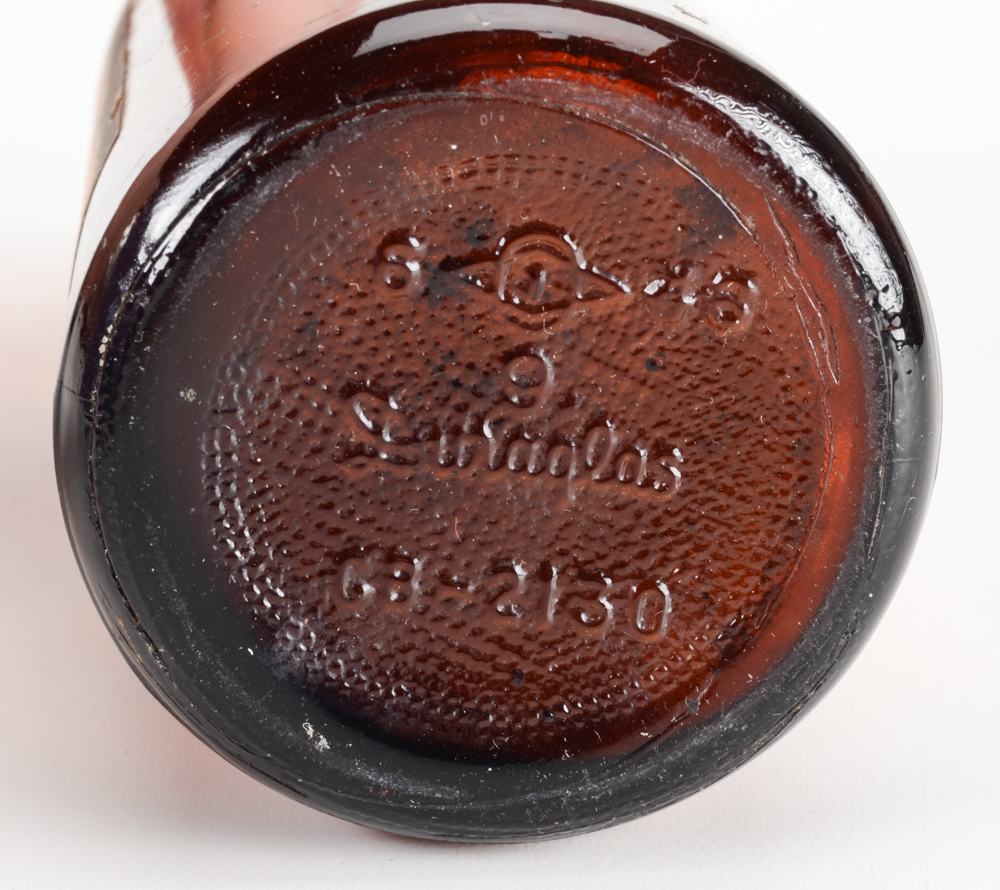 Vintage Red Top and Burger Beer Bottles