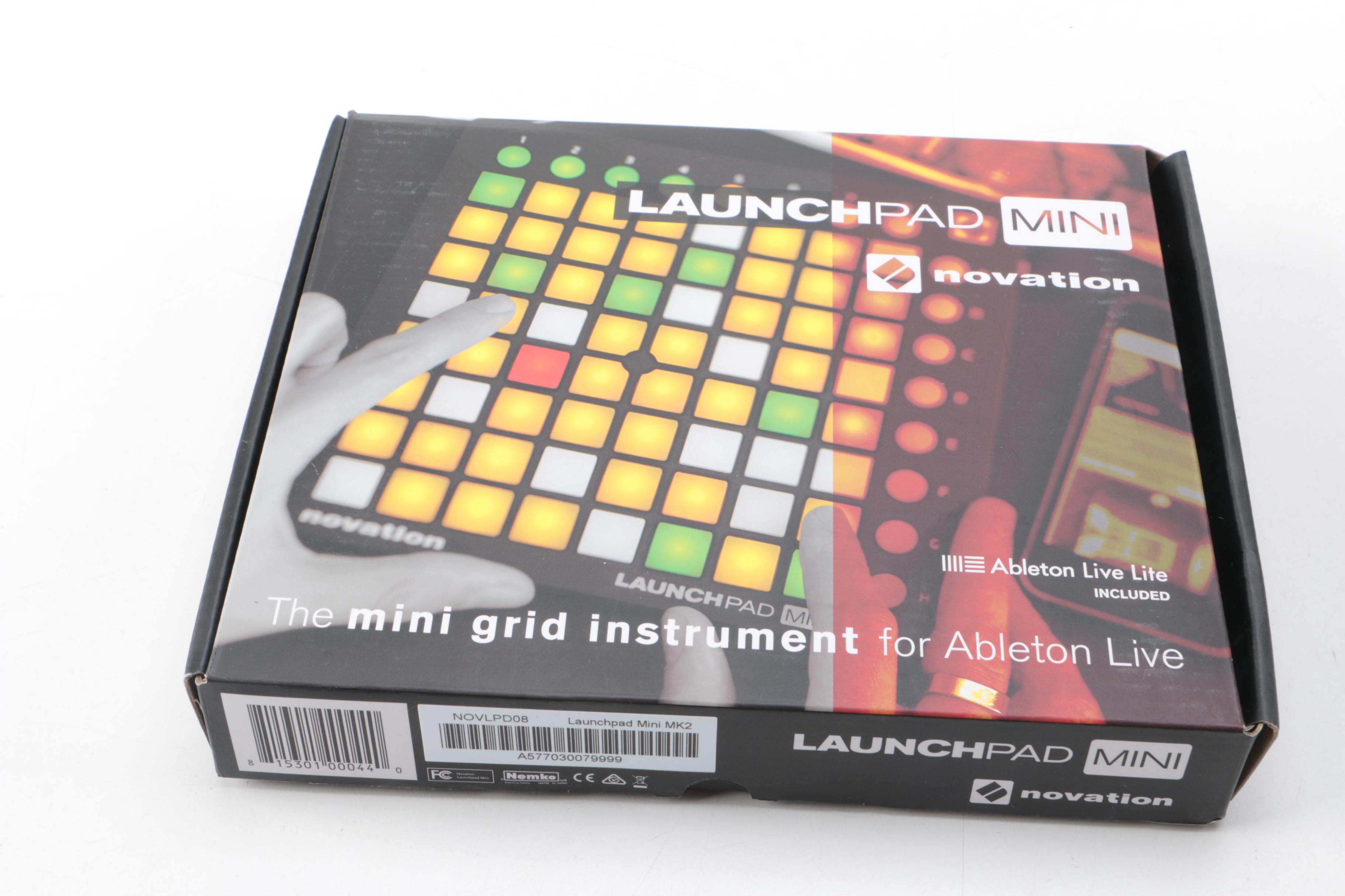 Novation Launchpad Mini, Snowball Studio Vocal Recording and Headphones