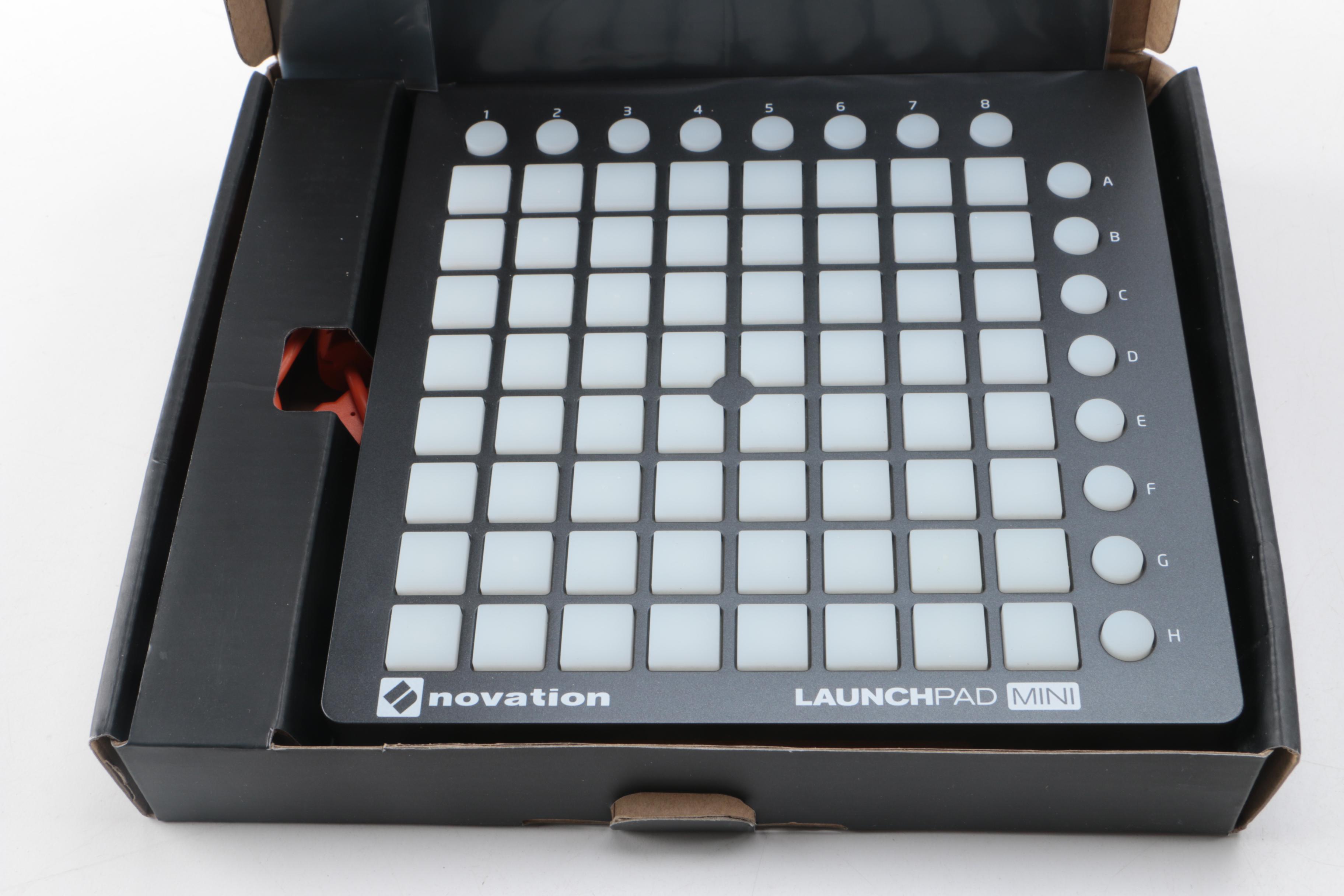 Novation Launchpad Mini, Snowball Studio Vocal Recording and Headphones