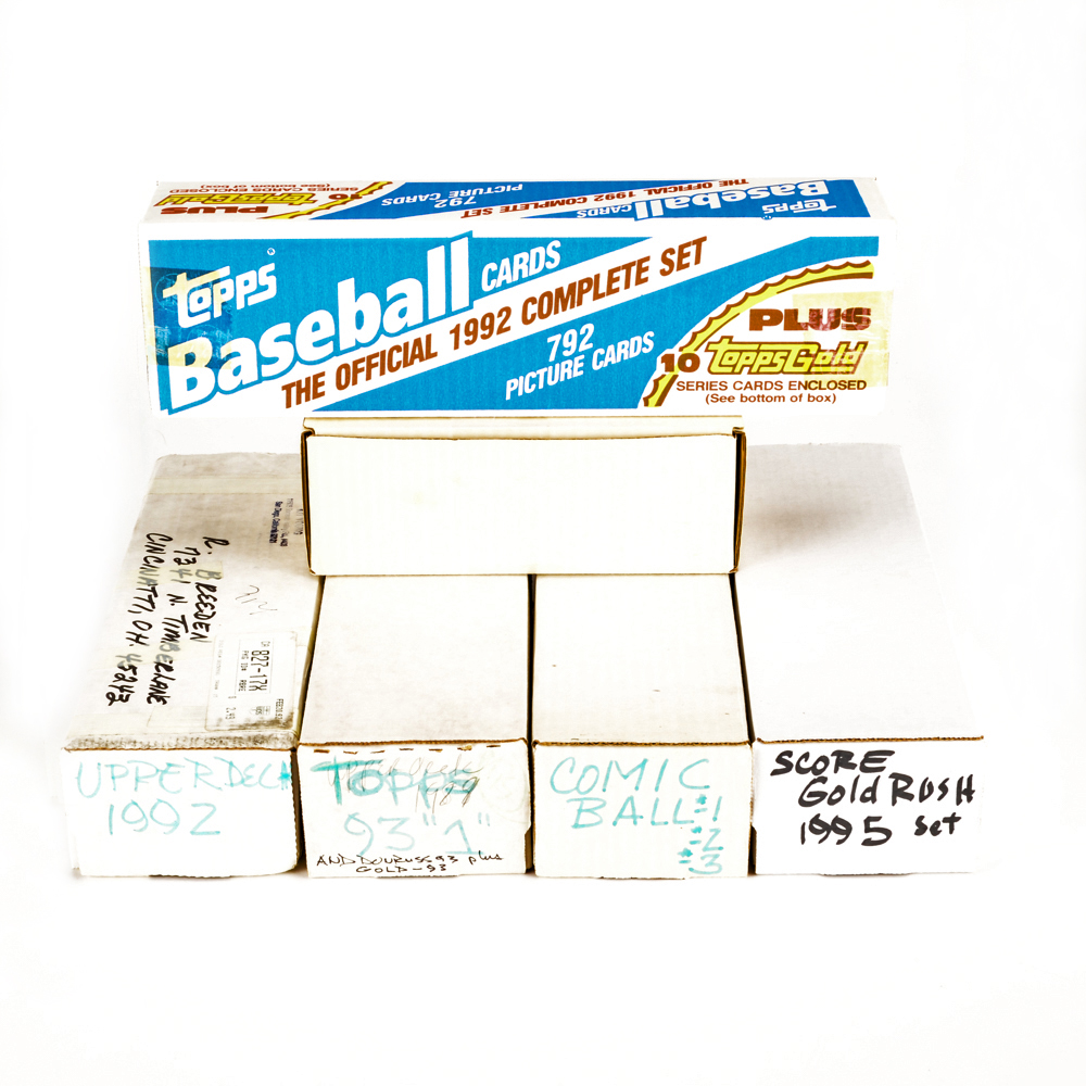 Assorted 1990s Baseball Card Sets