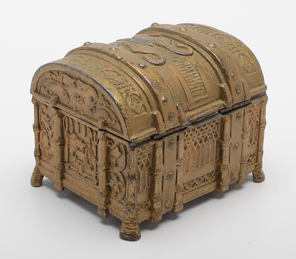 Vintage Brass Trinket Boxes