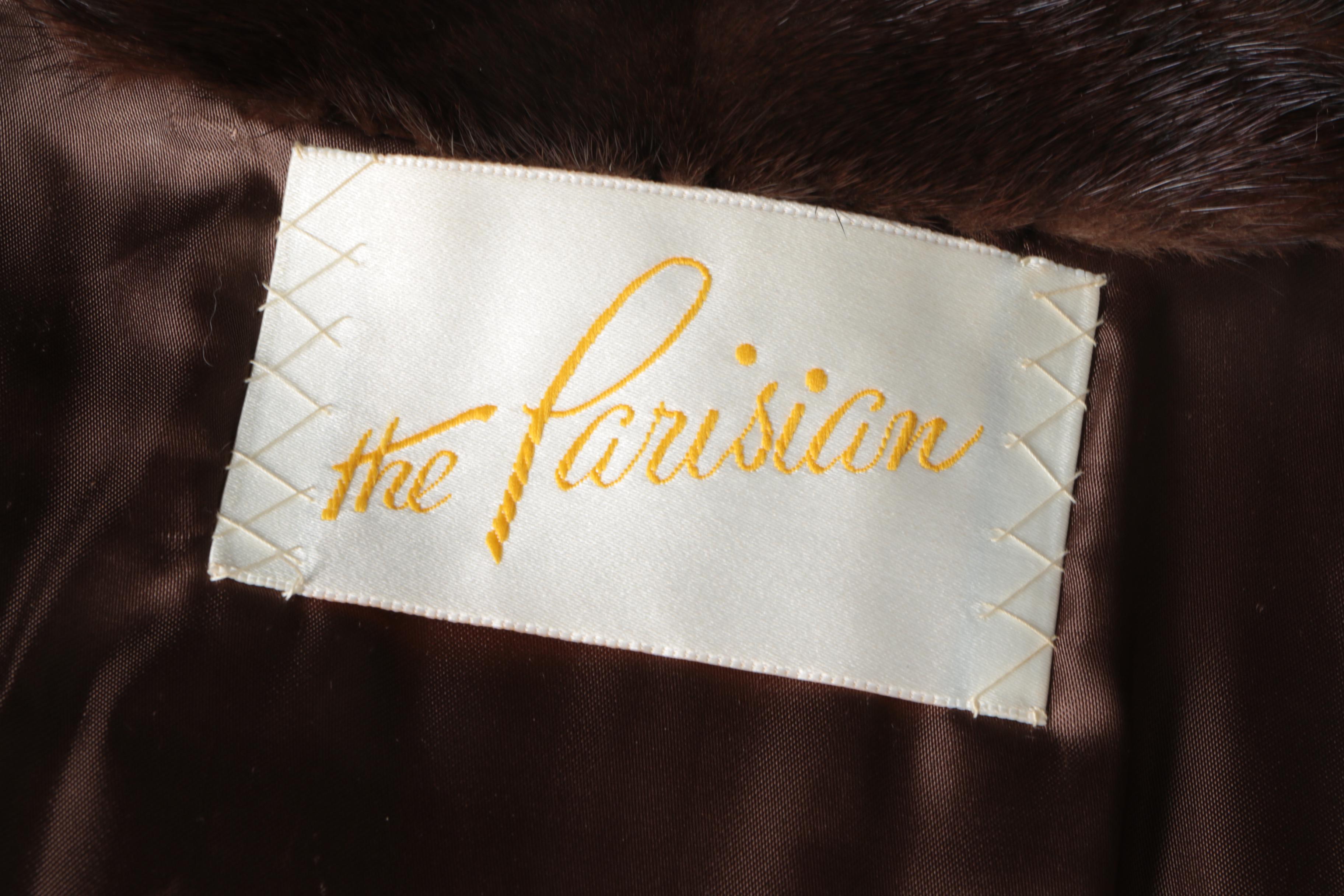 Vintage The Parisian Mink Fur Coat