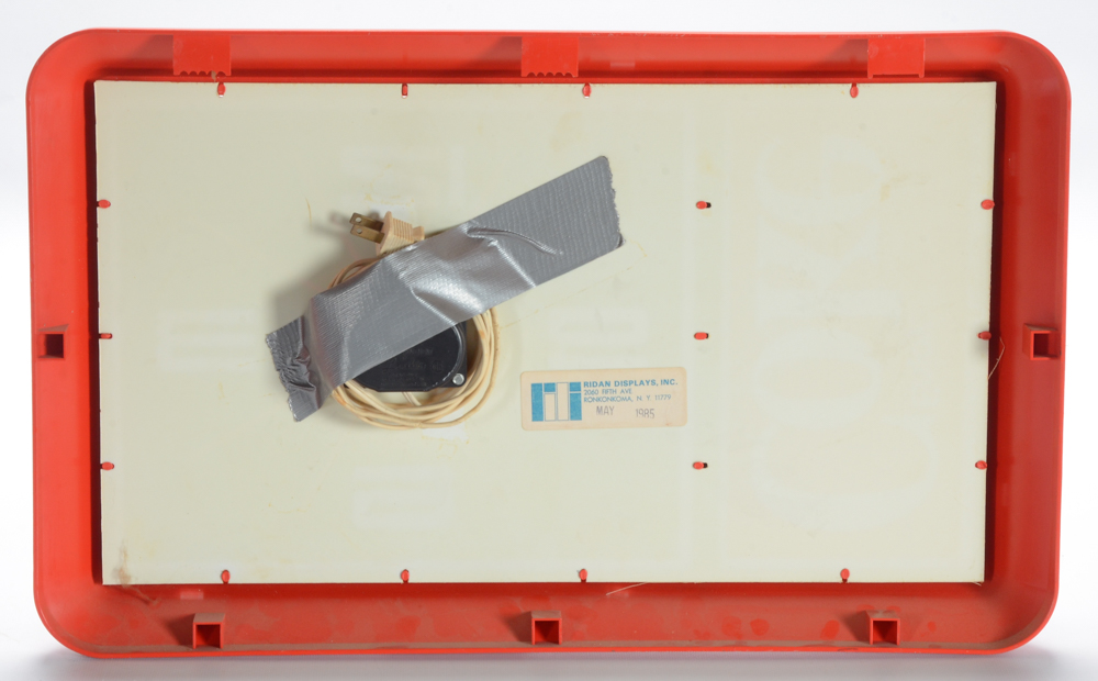 Two Vintage "Enjoy Coca-Cola" Electrified Wall Clocks