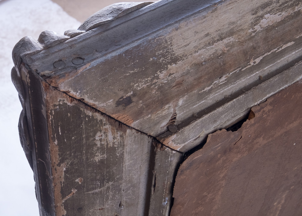 Louis XV Style Wood Wall Mirror