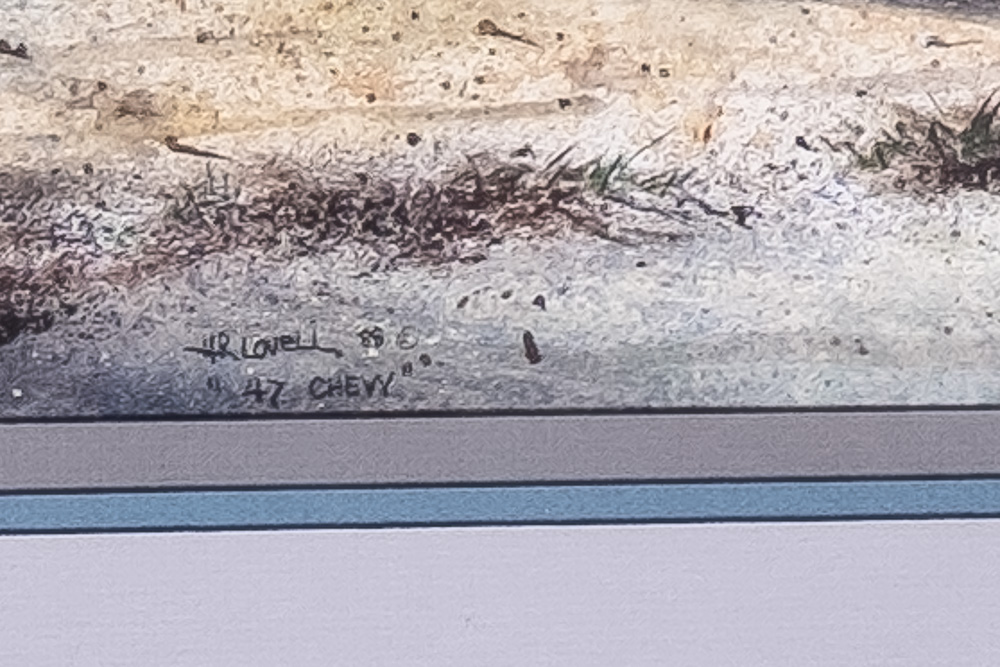 Offset Lithograph After H.R. Lovell "47 Chevy"