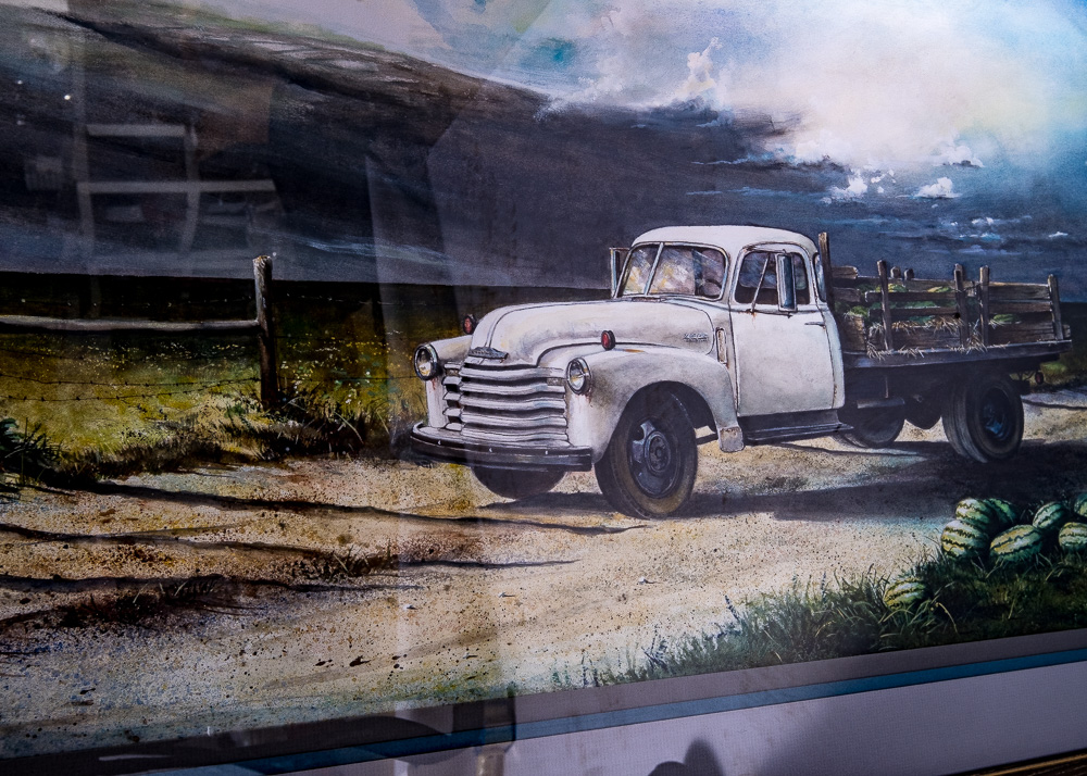 Offset Lithograph After H.R. Lovell "47 Chevy"