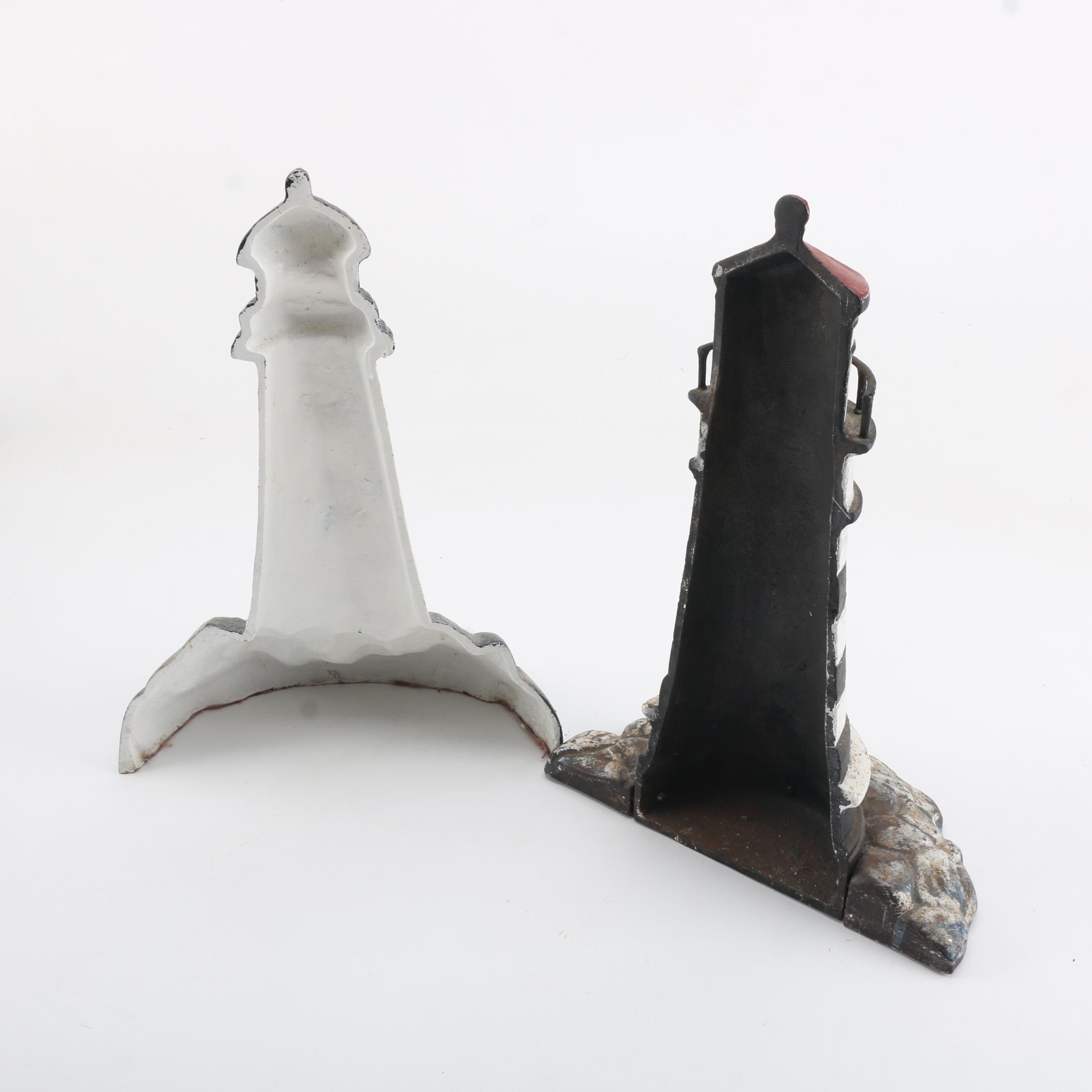 Cast Iron Lighthouse Doorstops